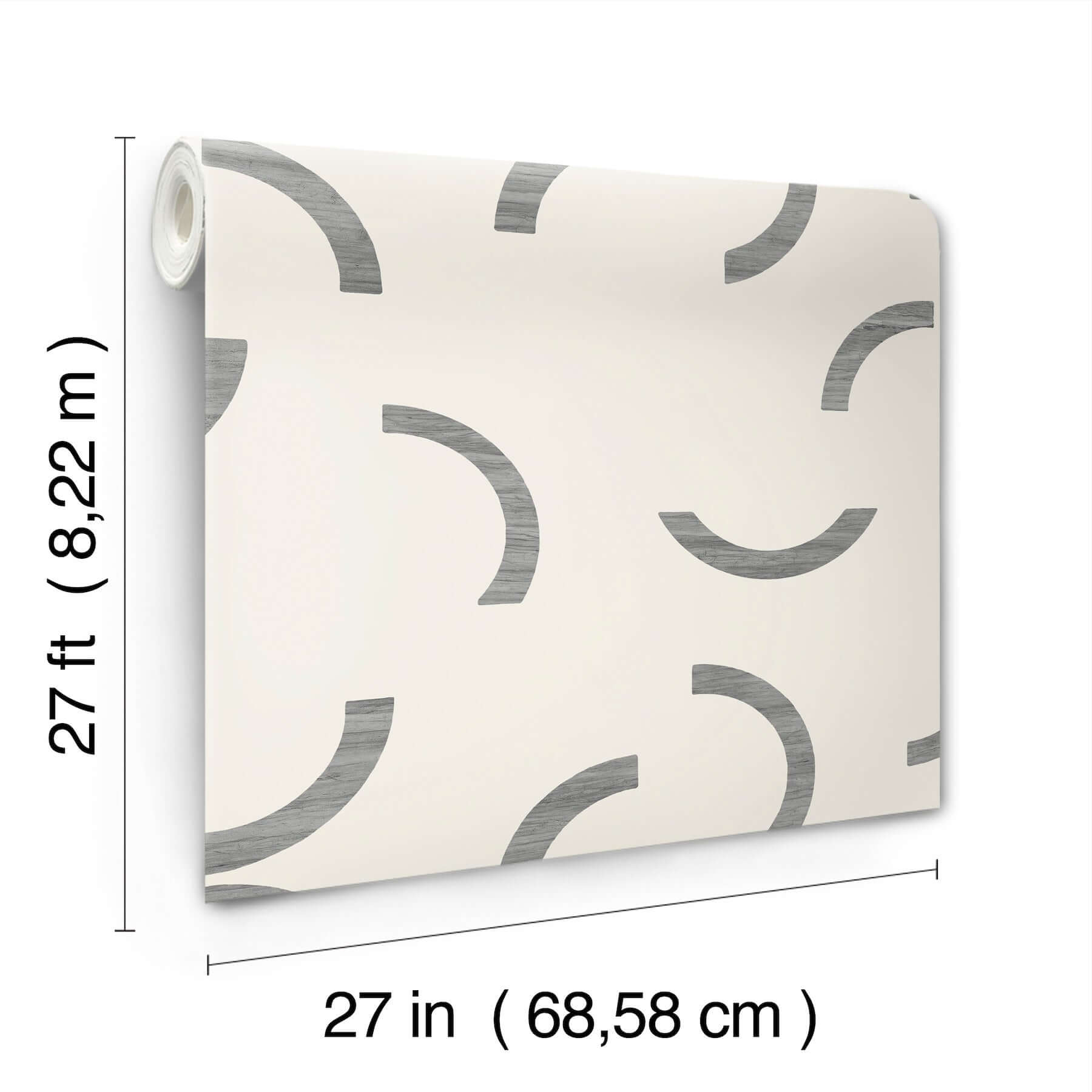 lunula-black-wallpaper-york-wallcoverings-fm1022 - York Wallcoverings Wallpaper
