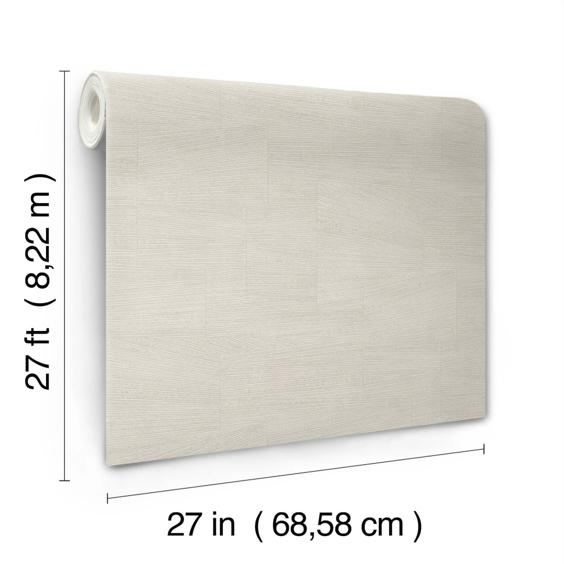 higher-ground-geo-stone-grey-wallpaper-york-wallcoverings-fm1031 - York Wallcoverings Wallpaper