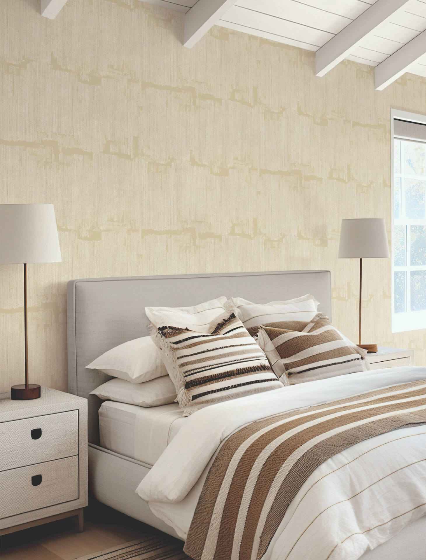 Rhythm & Rhyme Straw Wallpaper - York Wallcoverings - FM1063 - York Wallcoverings Wallpaper