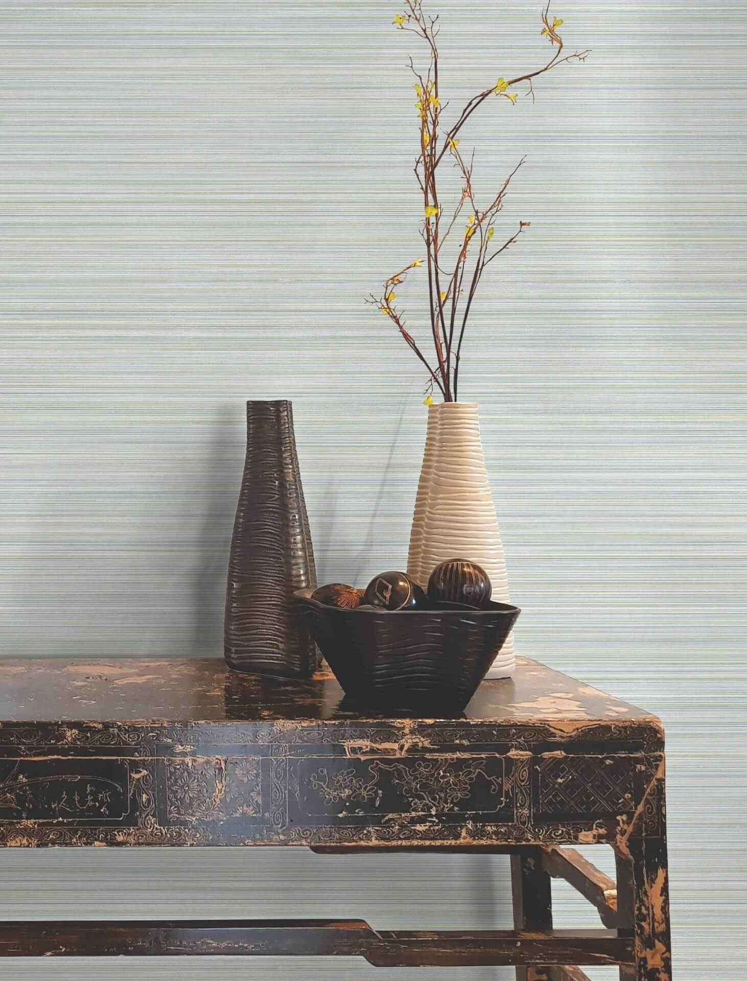 Alignment Blue Wallpaper - York Wallcoverings - FM1075
