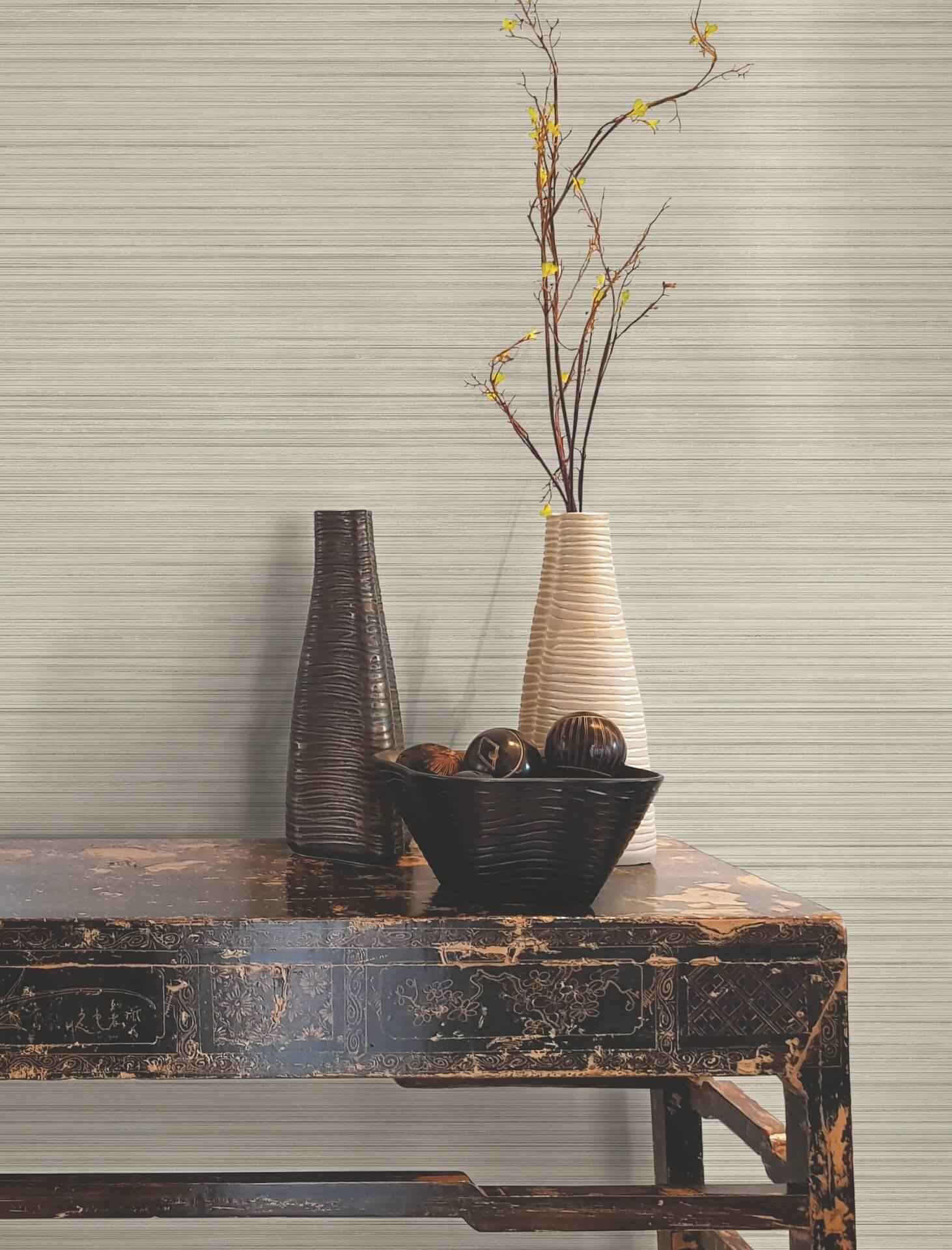 Alignment Taupe Wallpaper - York Wallcoverings - FM1076
