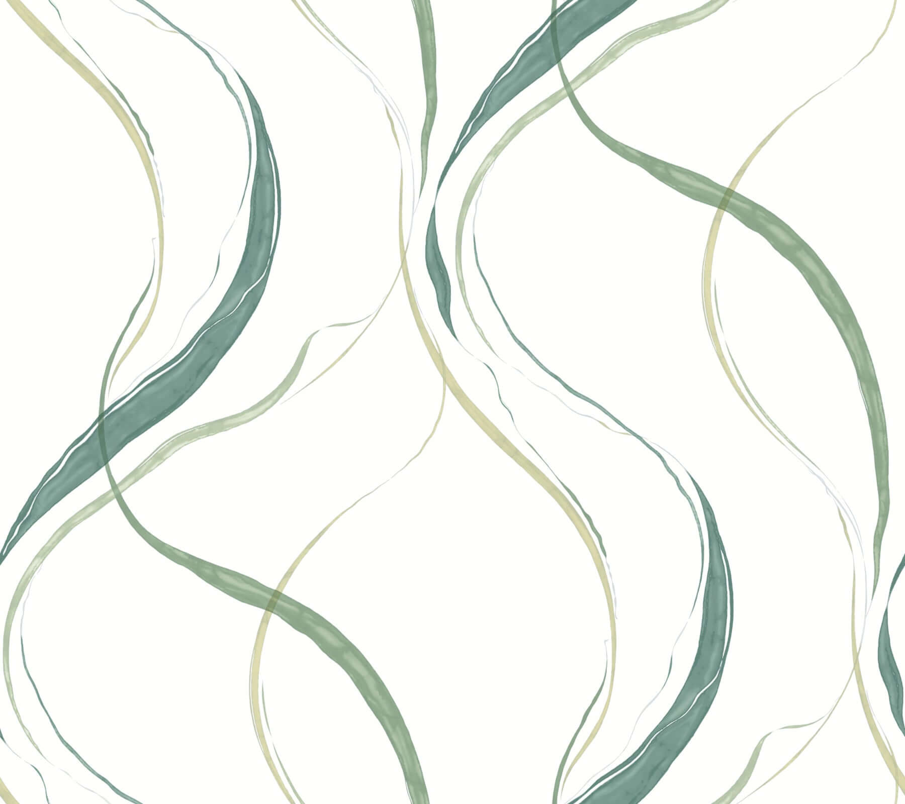 ink-flow-green-wallpaper-york-wallcoverings-fm1095 - York Wallcoverings Wallpaper