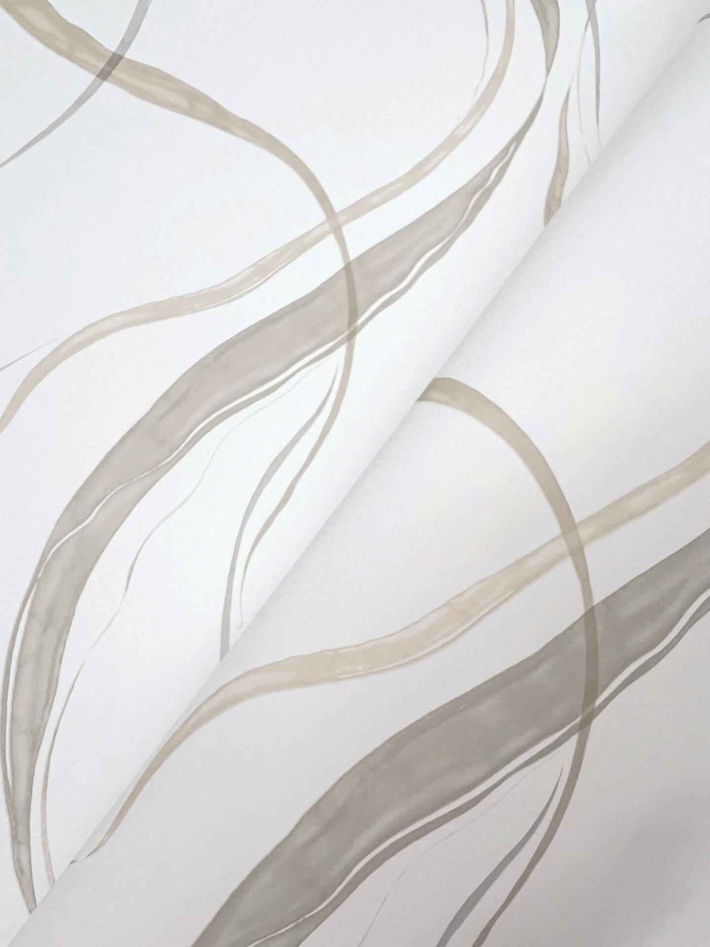 Ink Flow Neutral Wallpaper - York Wallcoverings - FM1093 - York Wallcoverings Wallpaper