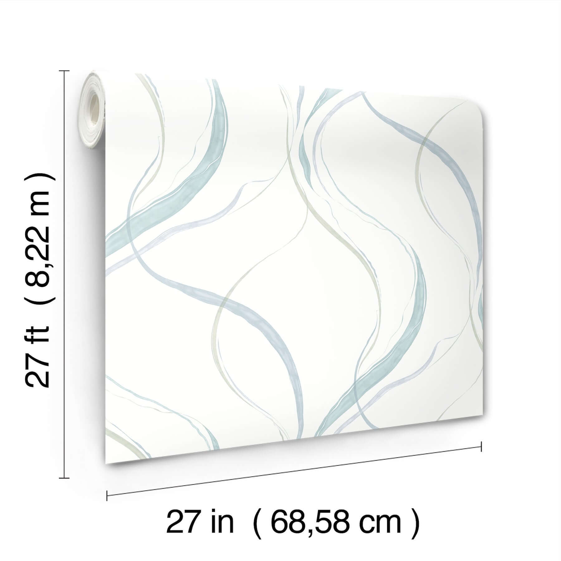 ink-flow-seaglass-wallpaper-york-wallcoverings-fm1094 - York Wallcoverings Wallpaper