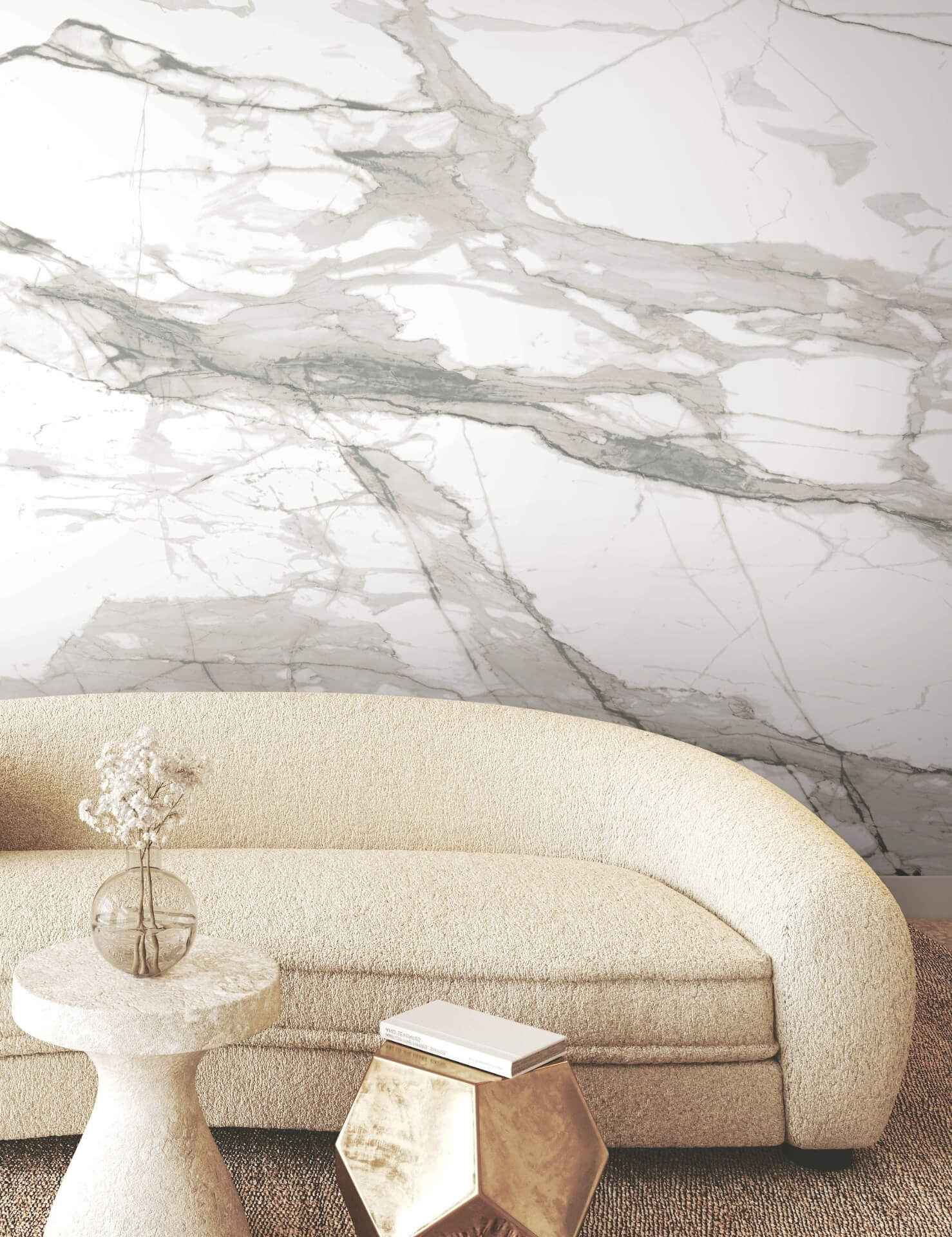 Imperial Marble Neutral Wall Mural - York Wallcoverings - FM1108M - York Wallcoverings Wallpaper