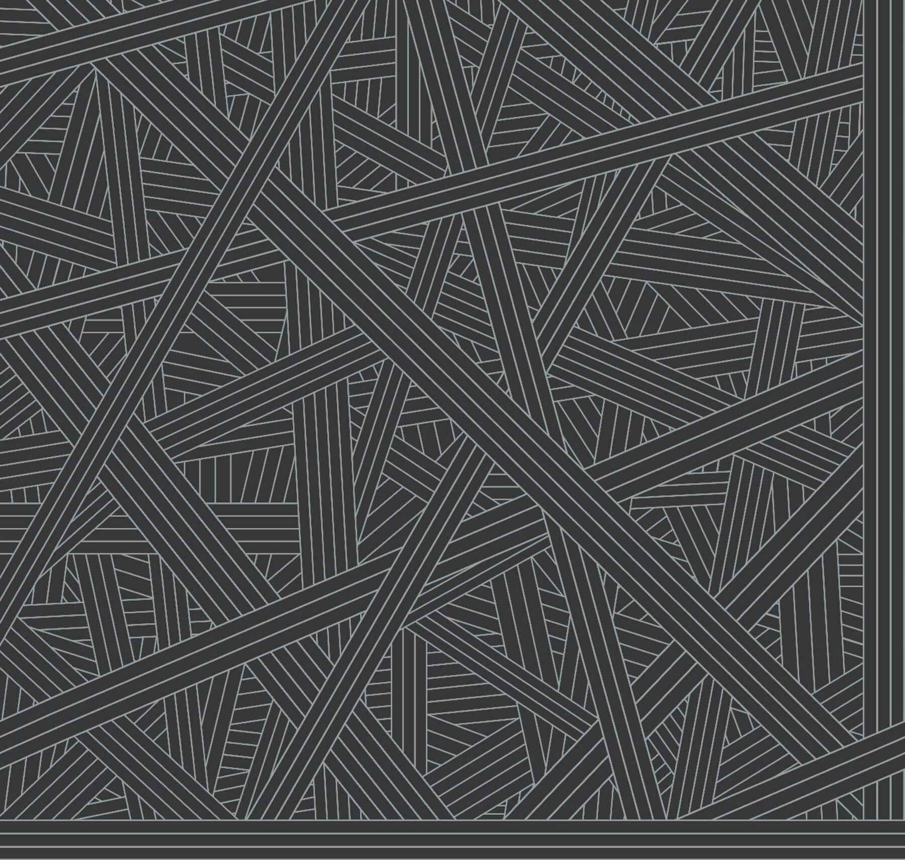 Nastri Black Wallpaper - York Wallcoverings - MI10564