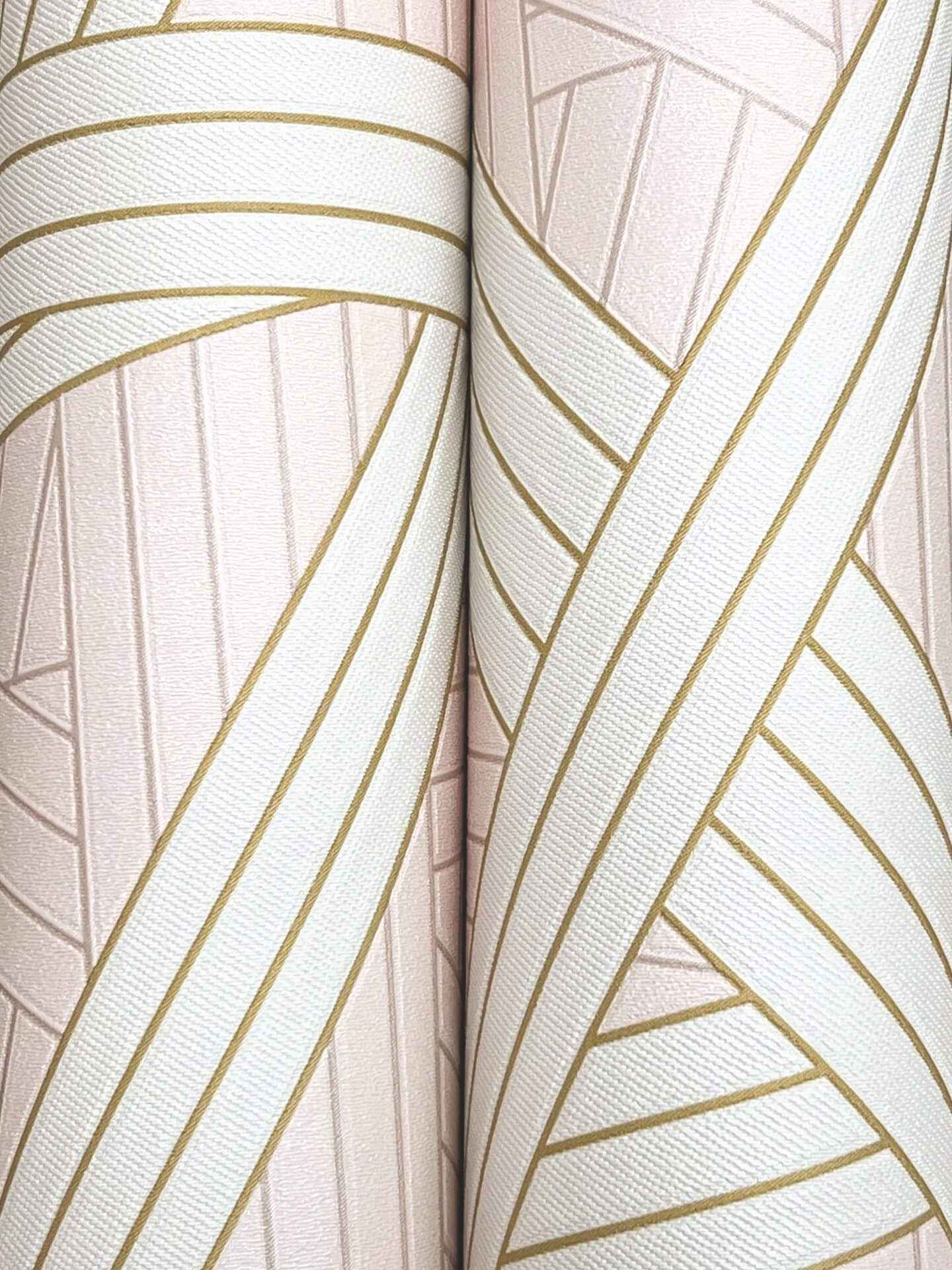 Nastri Pink Wallpaper - York Wallcoverings - MI10562 - York Wallcoverings Wallpaper