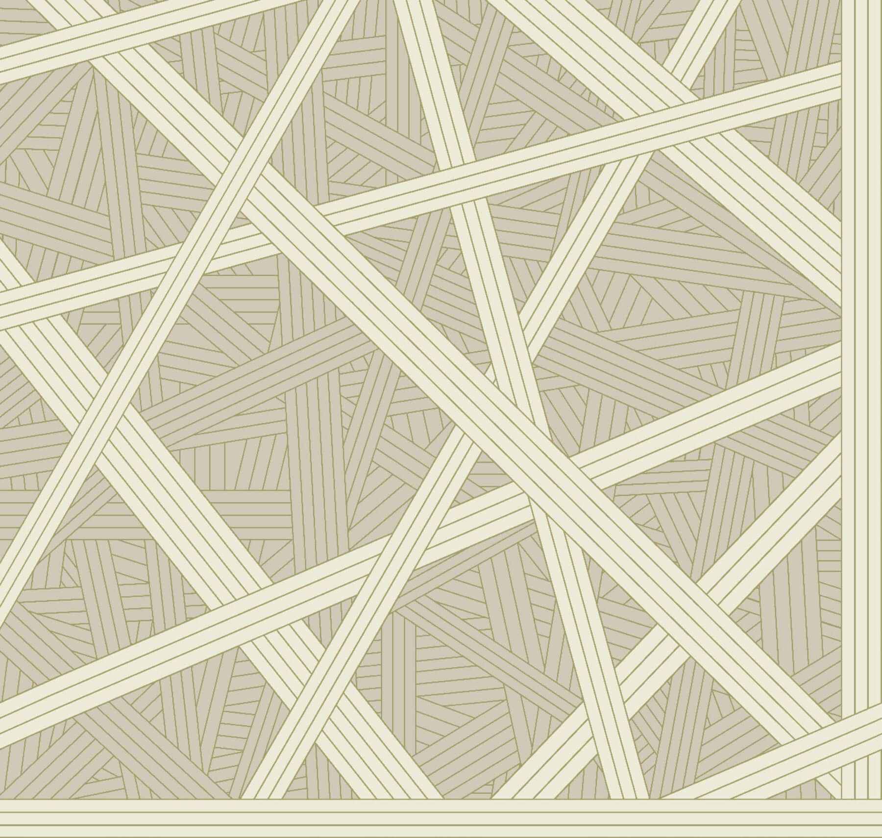 Nastri Warm Neutral Wallpaper - York Wallcoverings - MI10561 - York Wallcoverings Wallpaper