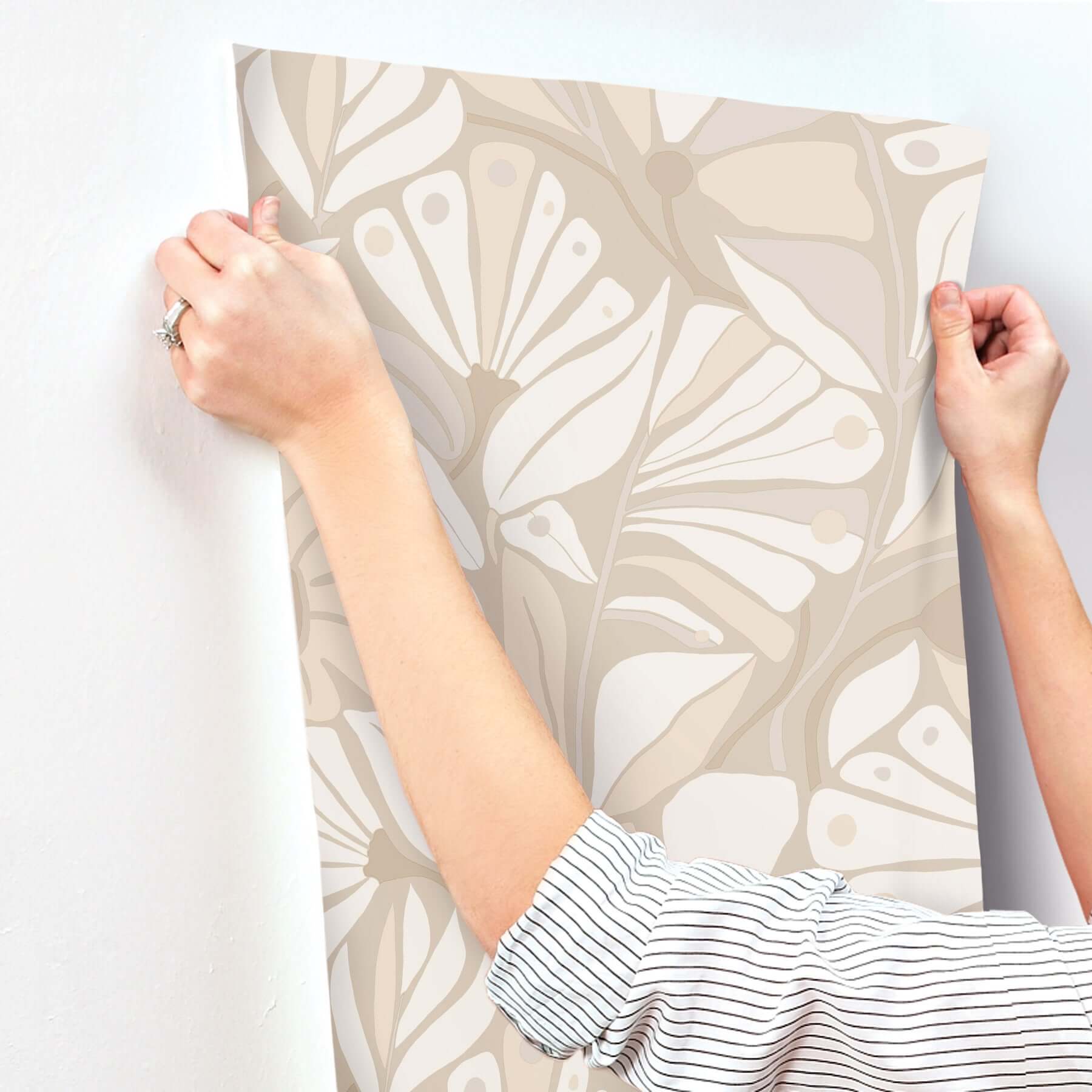 cabana-club-fog-wallpaper-york-wallcoverings-mt5629 - York Wallcoverings Wallpaper