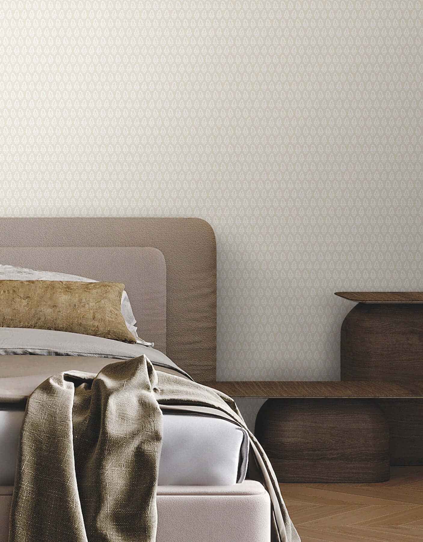 Mehndi Neutral Wallpaper - York Wallcoverings - SP1521