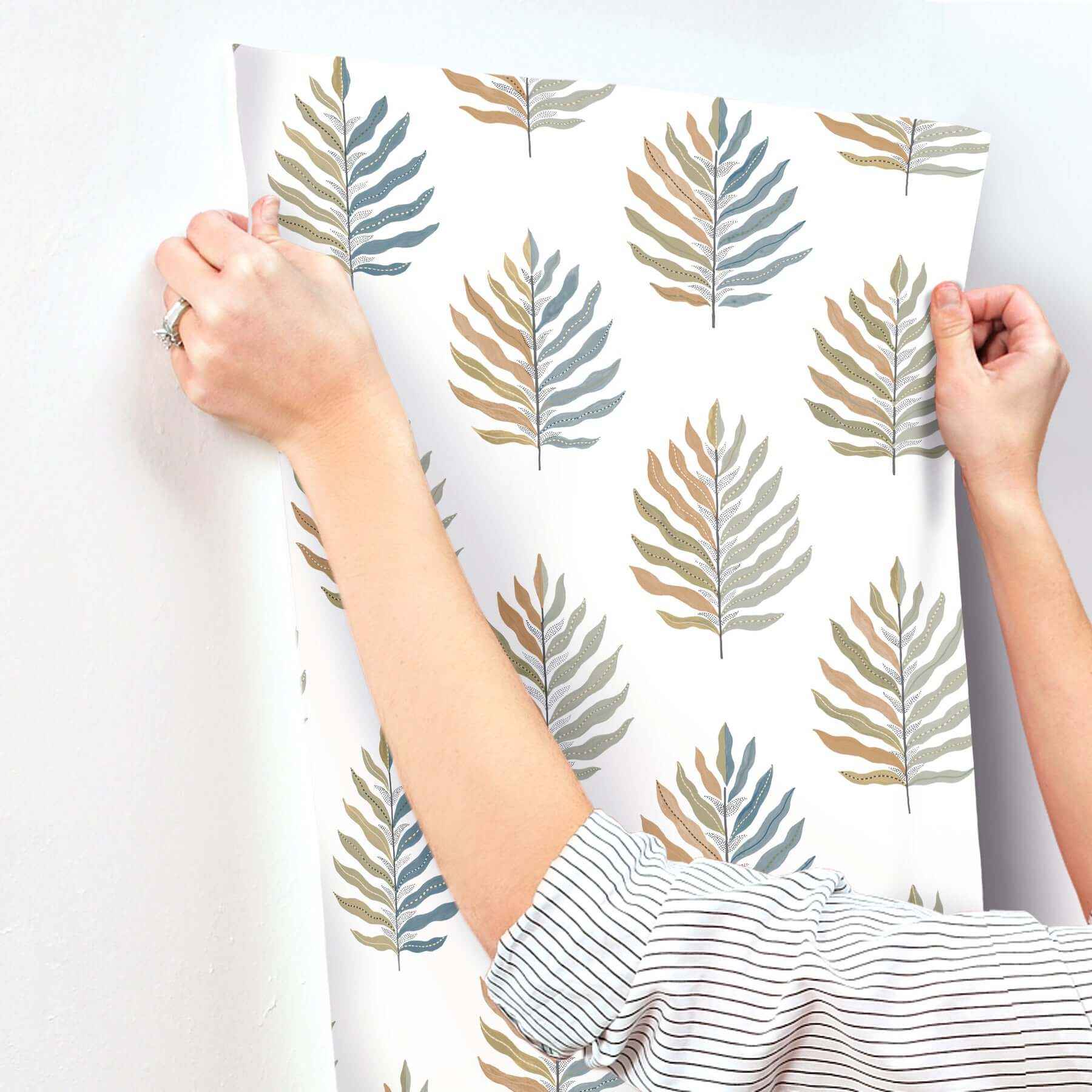 Miramar Oasis Wallpaper - York Wallcoverings - MT5601 - York Wallcoverings Wallpaper