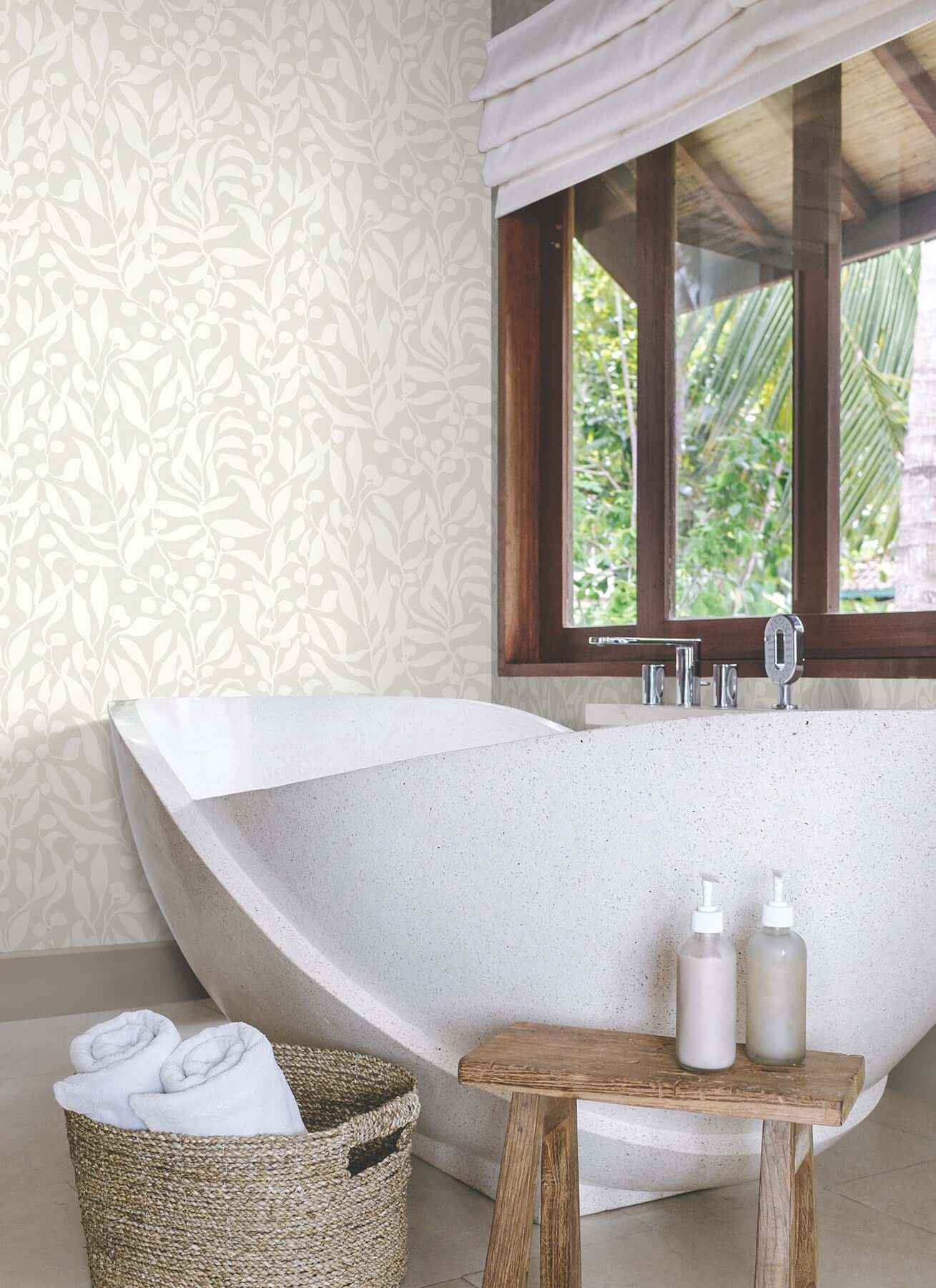 Olive Mill Salt Wallpaper - York Wallcoverings - MT5615 - York Wallcoverings Wallpaper