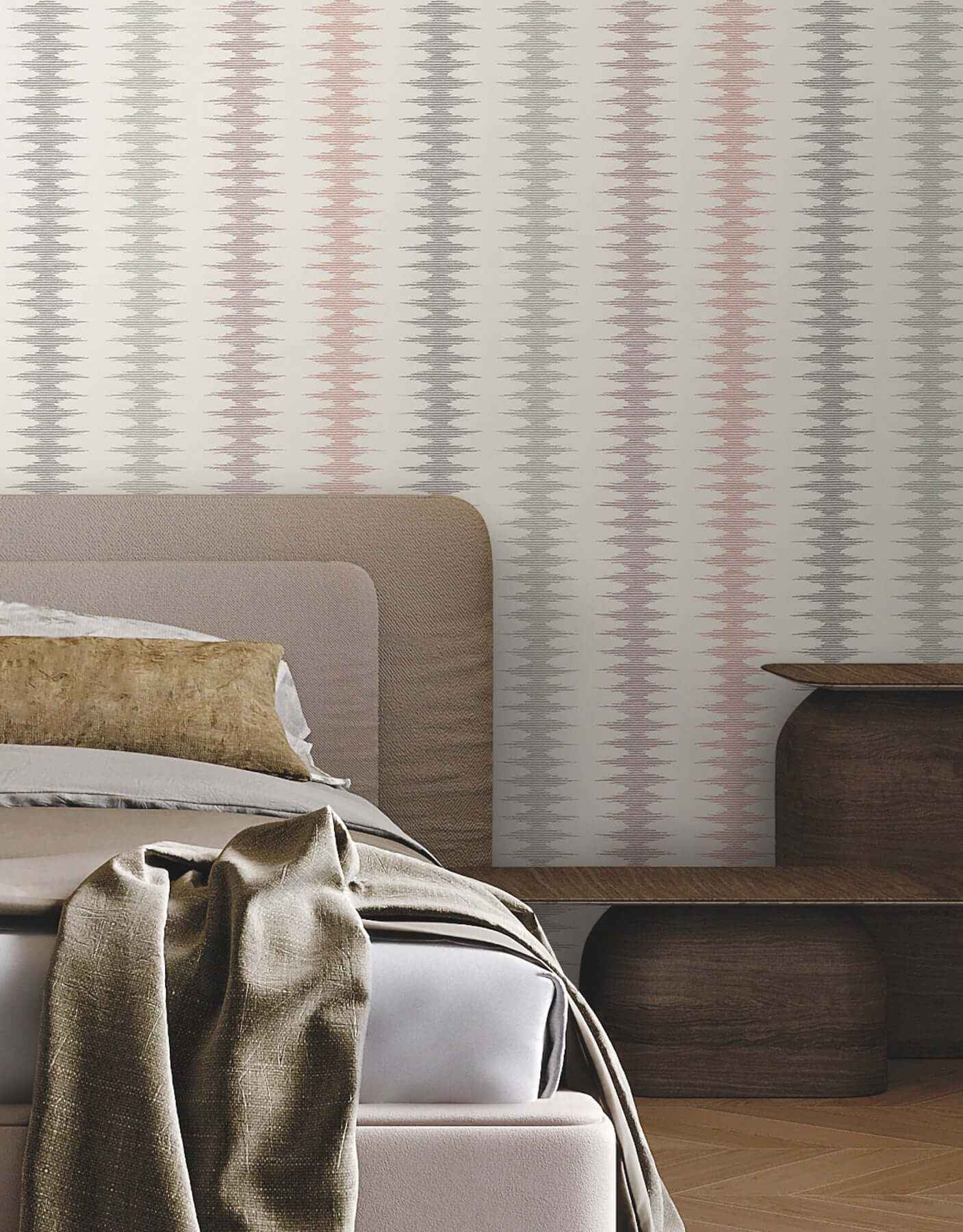 Woven Desert Rose Wallpaper - York Wallcoverings - MT5644 - York Wallcoverings Wallpaper