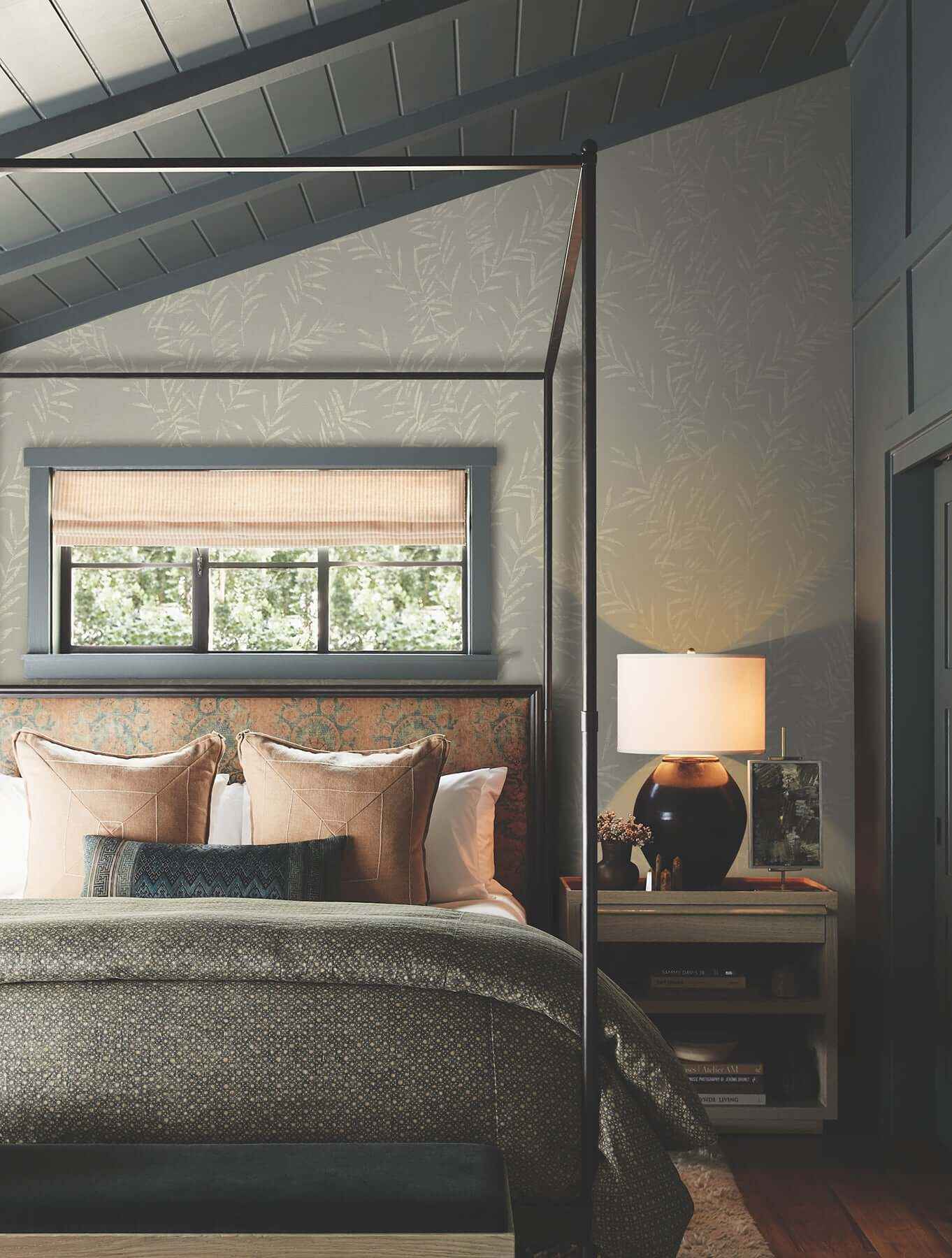 Allerton Bamboo Taupe Wallpaper - York Wallcoverings - AB3062 - York Wallcoverings Wallpaper
