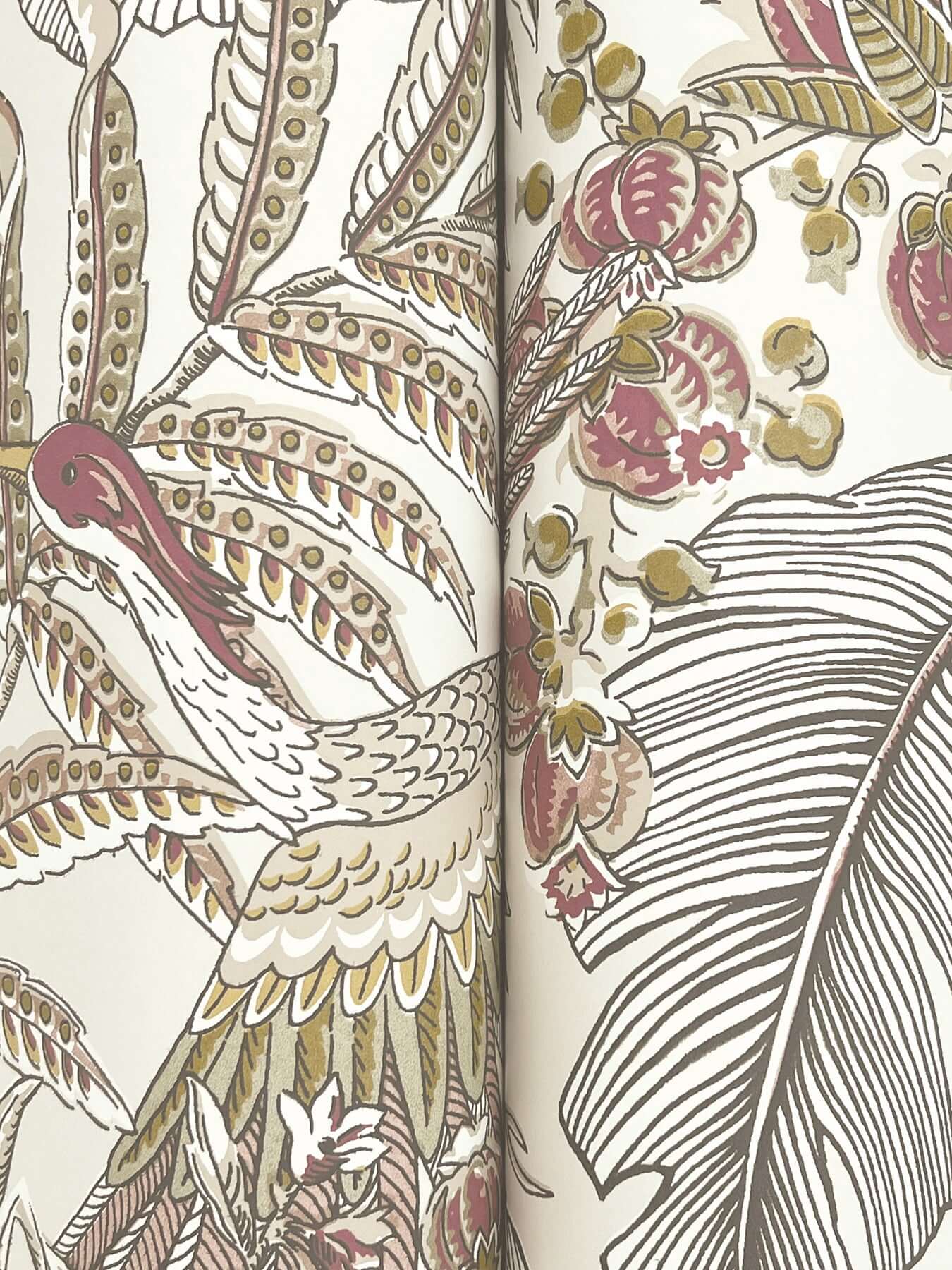 heronwood-mulberry-wallpaper-york-wallcoverings-ab3101 - York Wallcoverings Wallpaper