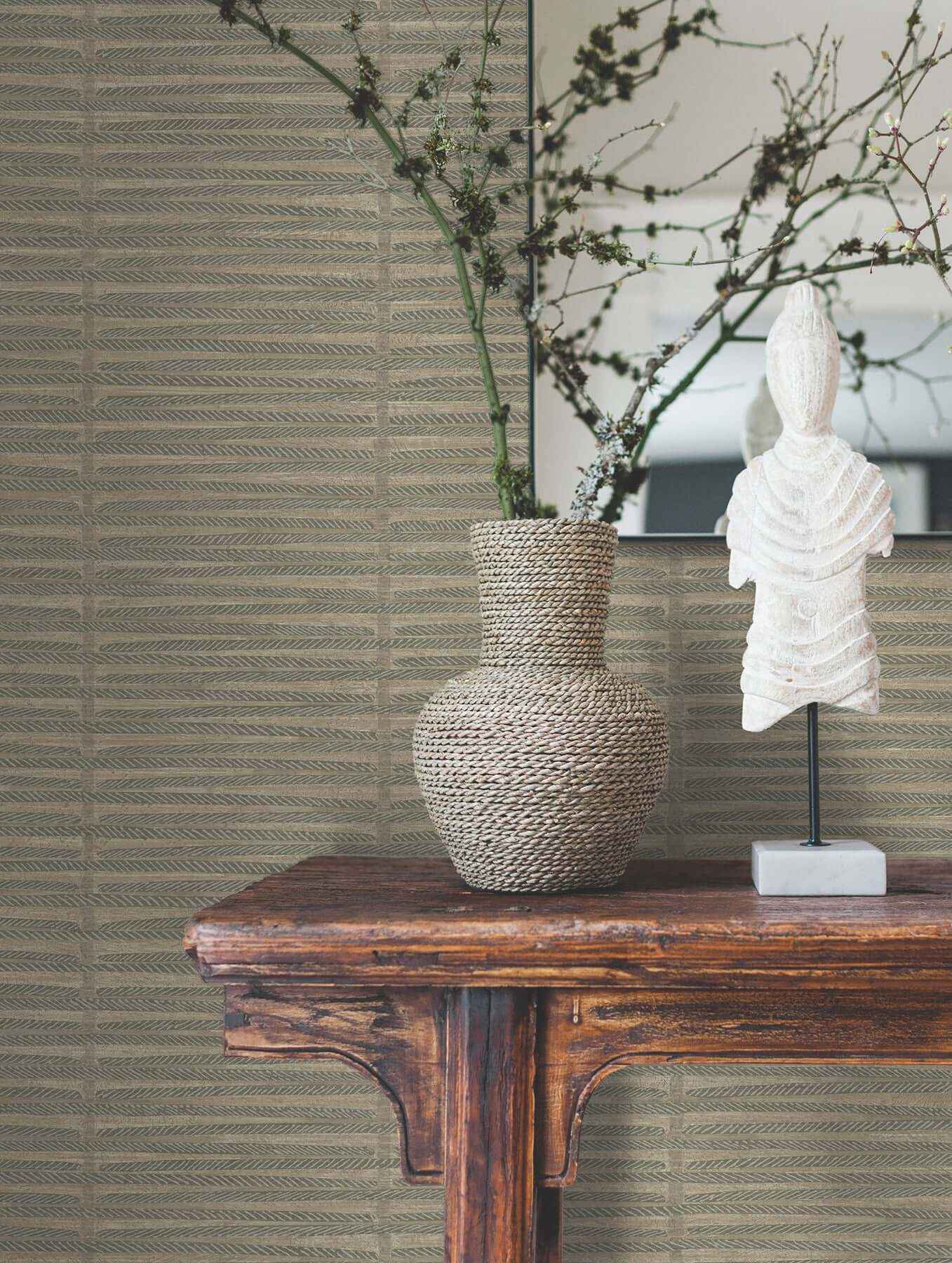 Iringa Mocha Wallpaper - York Wallcoverings - AB3055 - York Wallcoverings Wallpaper