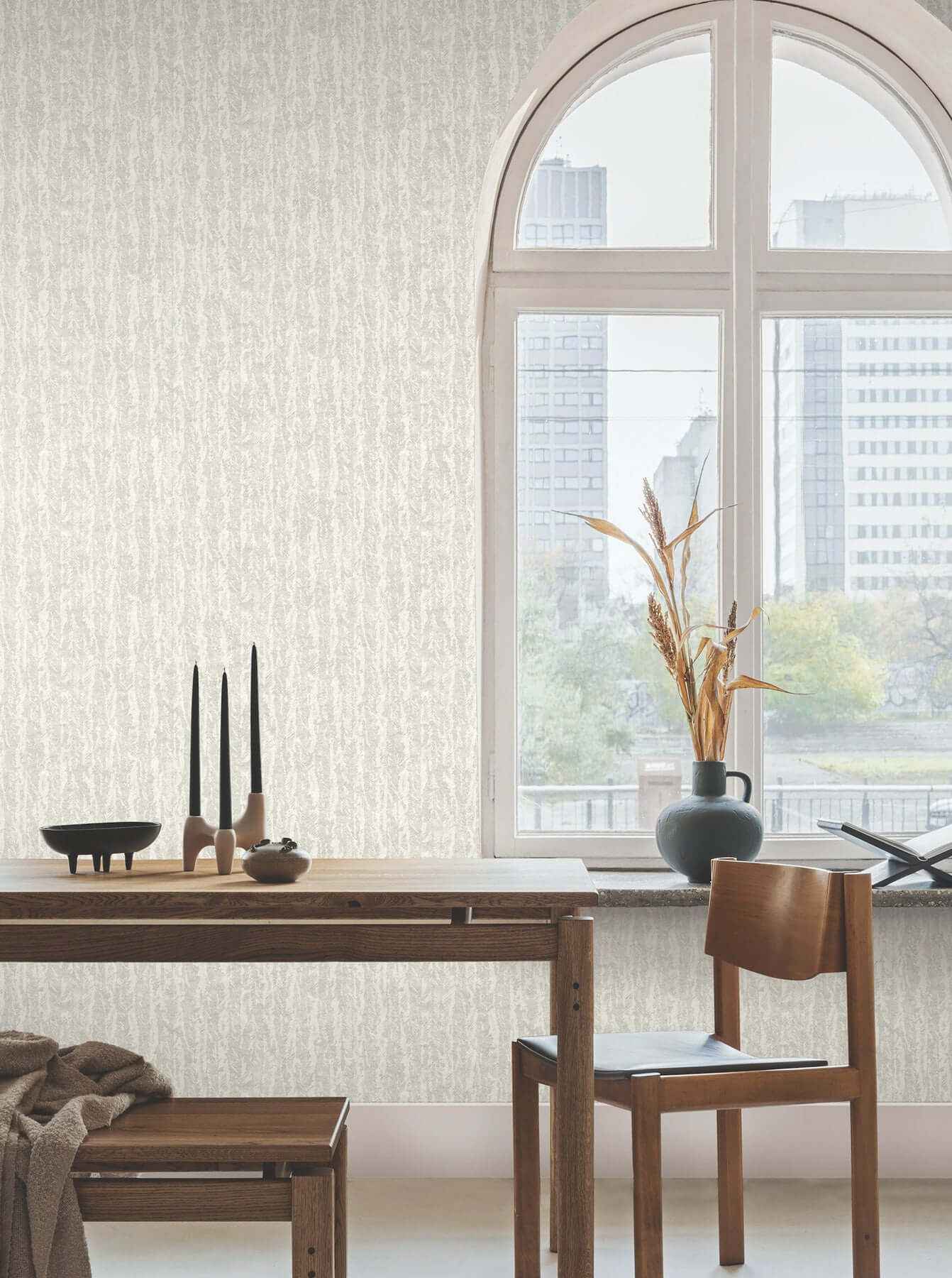 Juju Putty Wallpaper - York Wallcoverings - AB3071 - York Wallcoverings Wallpaper