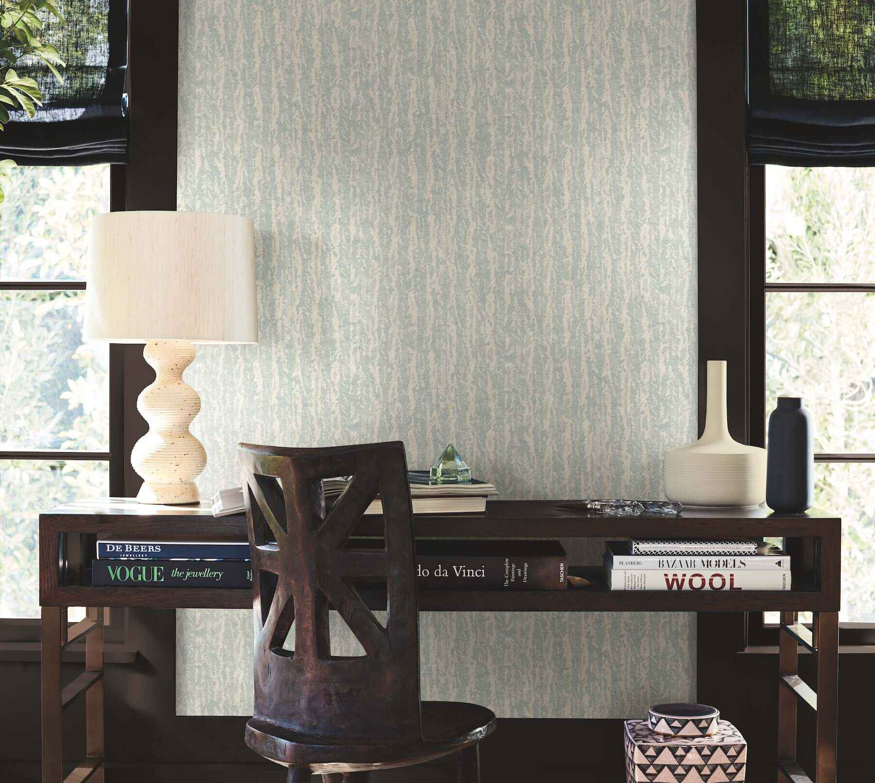 Juju Sky Blue Wallpaper - York Wallcoverings - AB3072 - York Wallcoverings Wallpaper