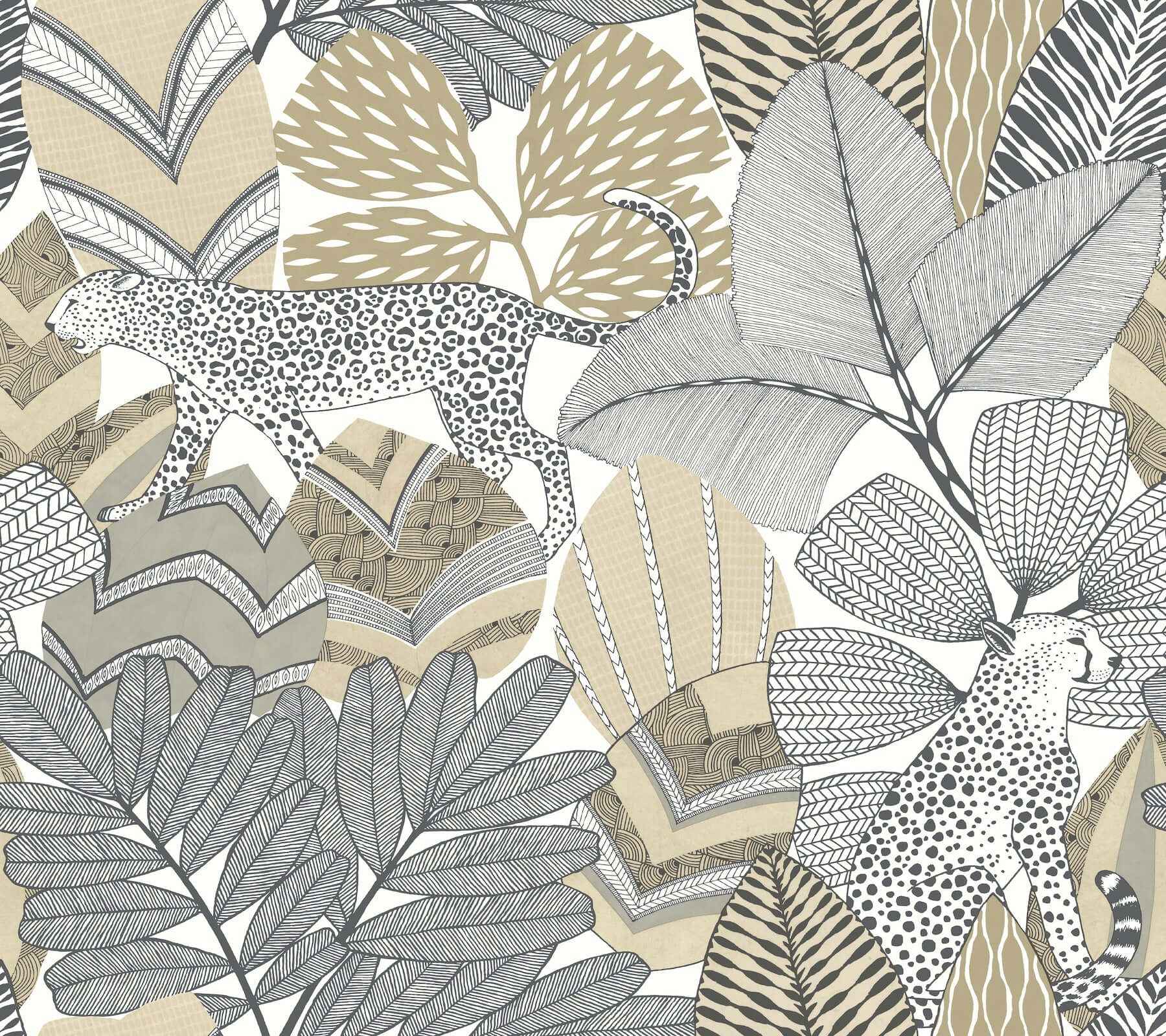 Namiri Neutral Wallpaper - York Wallcoverings - AB3113 - York Wallcoverings Wallpaper