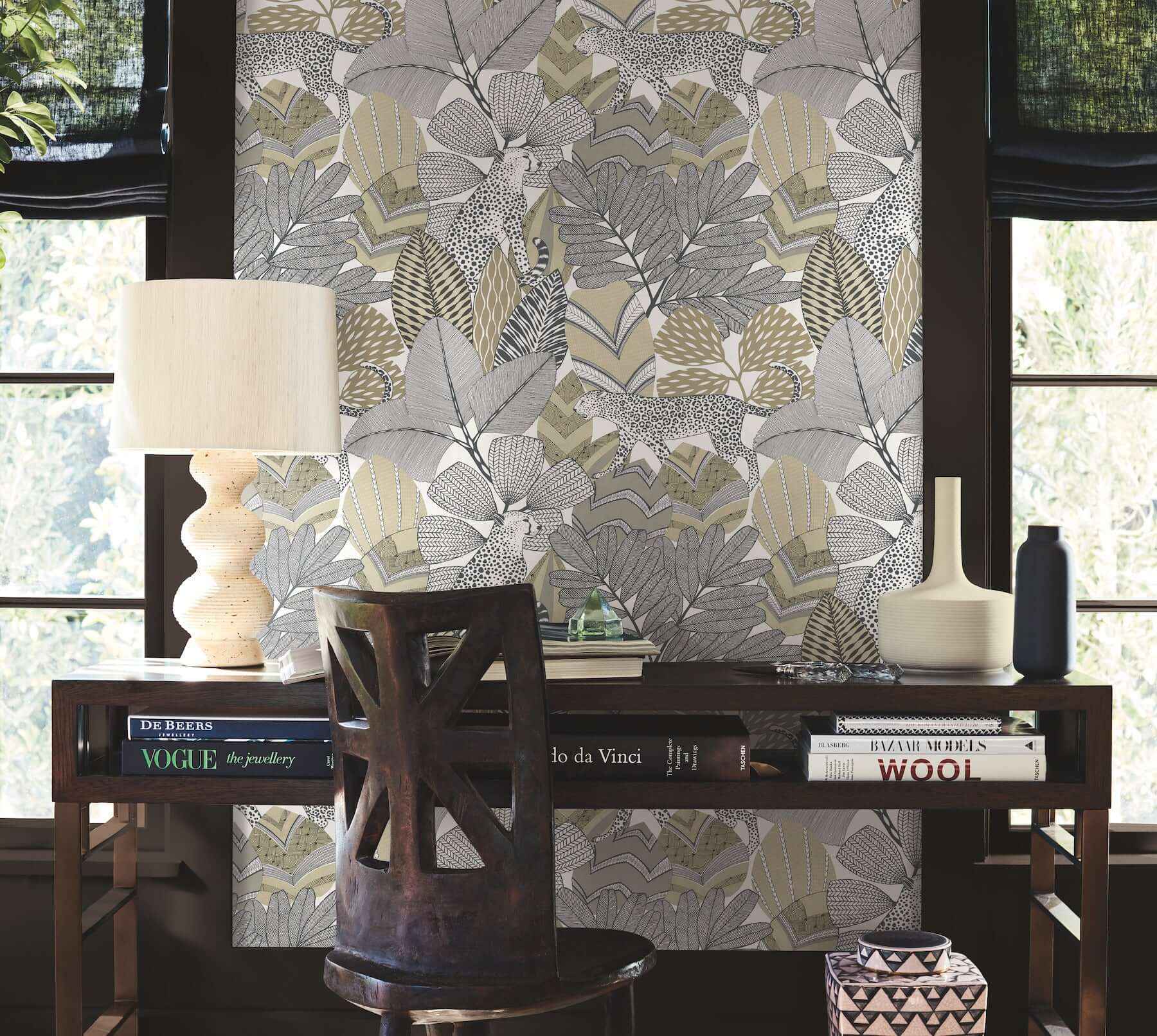 Namiri Neutral Wallpaper - York Wallcoverings - AB3113 - York Wallcoverings Wallpaper