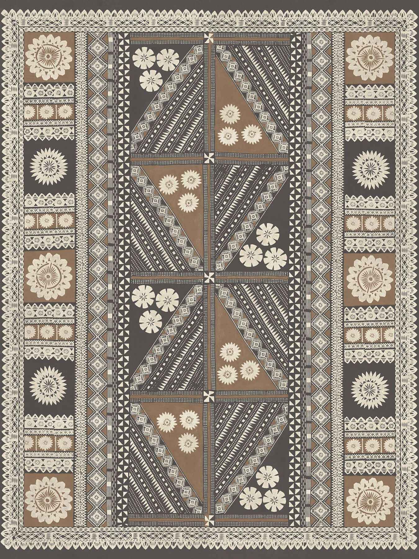 Tapa Sienna Wall Mural - York Wallcoverings - AB3057M