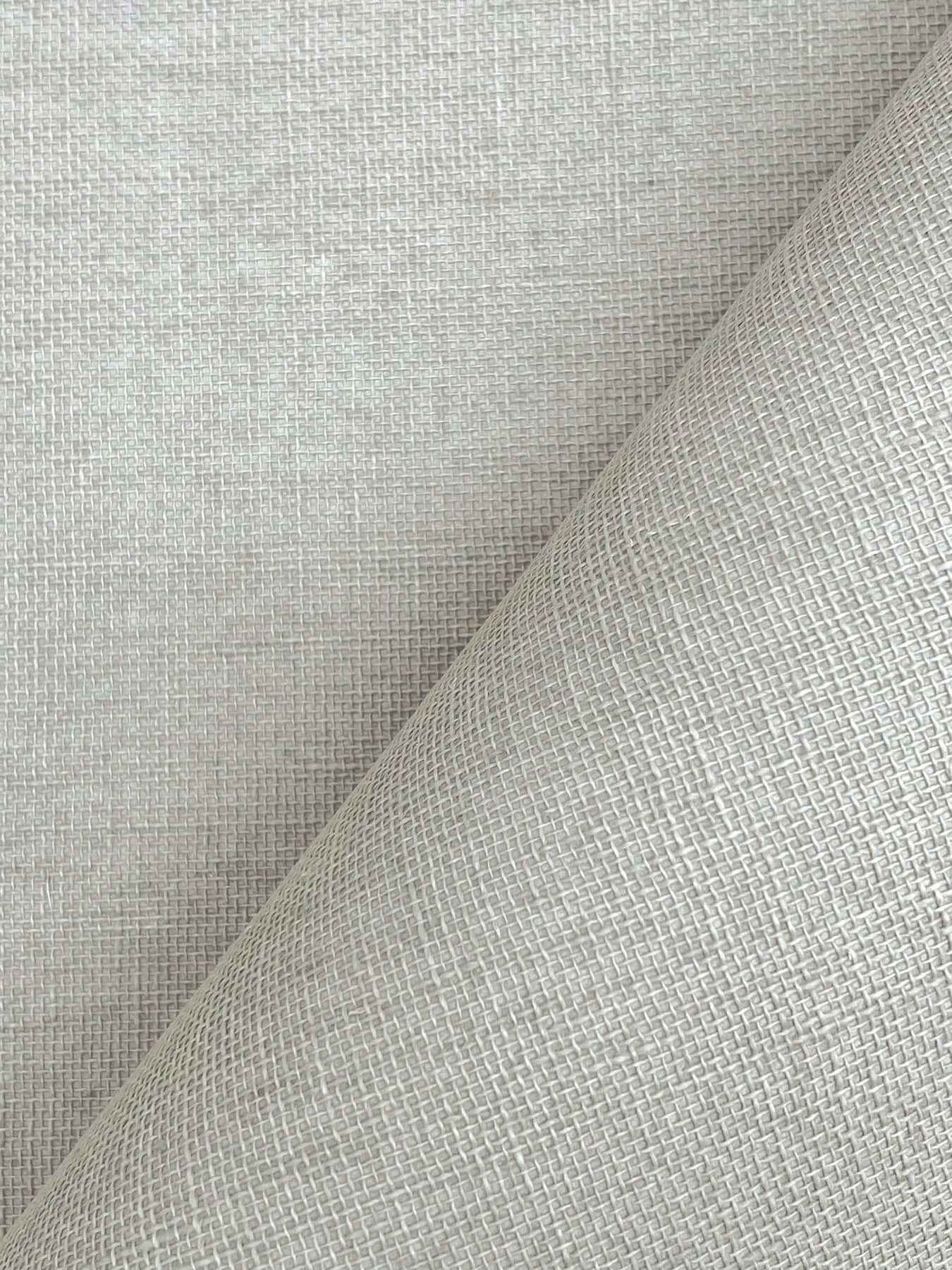 Woven Linen Dove Wallpaper - York Wallcoverings - AB1804 - York Wallcoverings Wallpaper