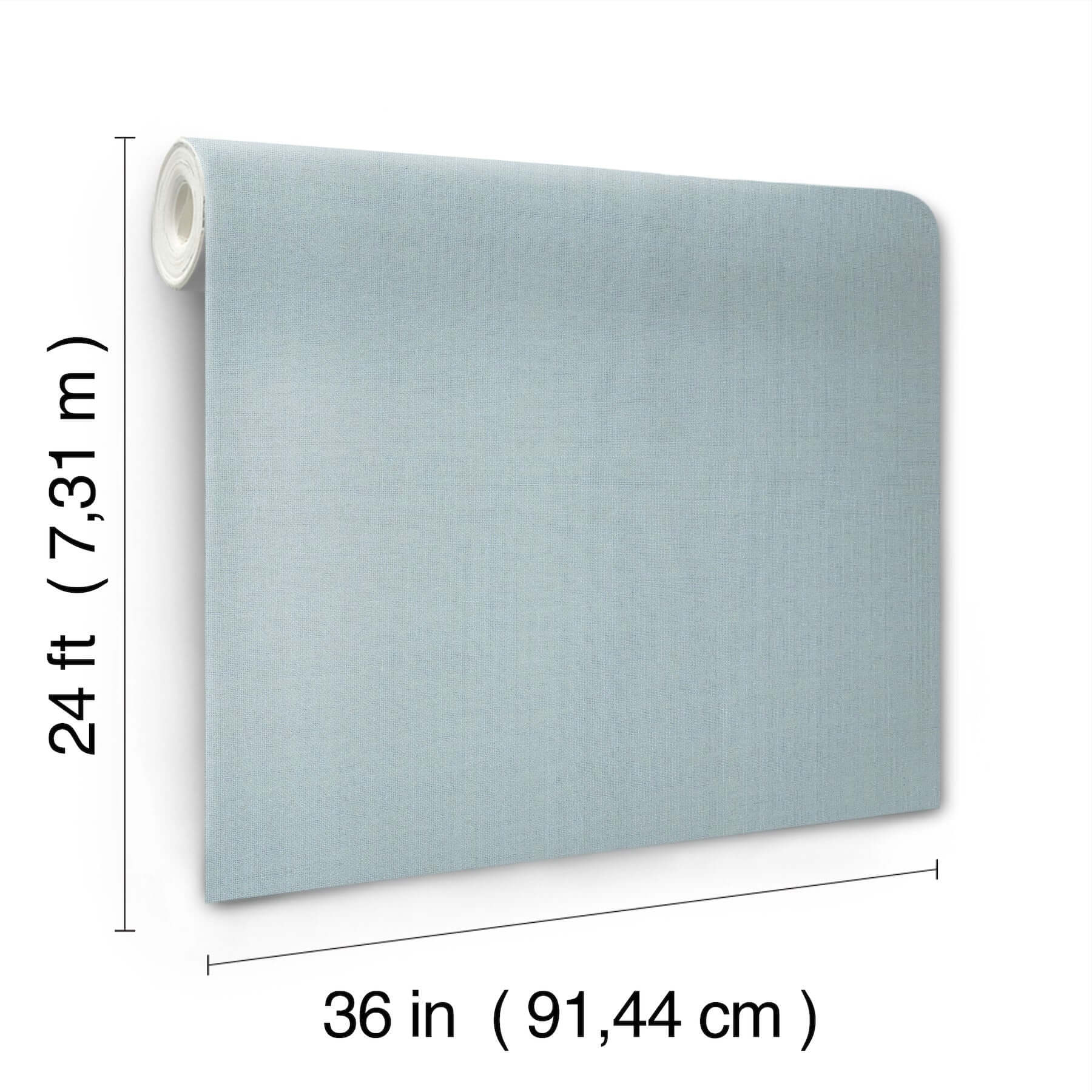 woven-linen-sky-blue-wallpaper-york-wallcoverings-ab1805 - York Wallcoverings Wallpaper