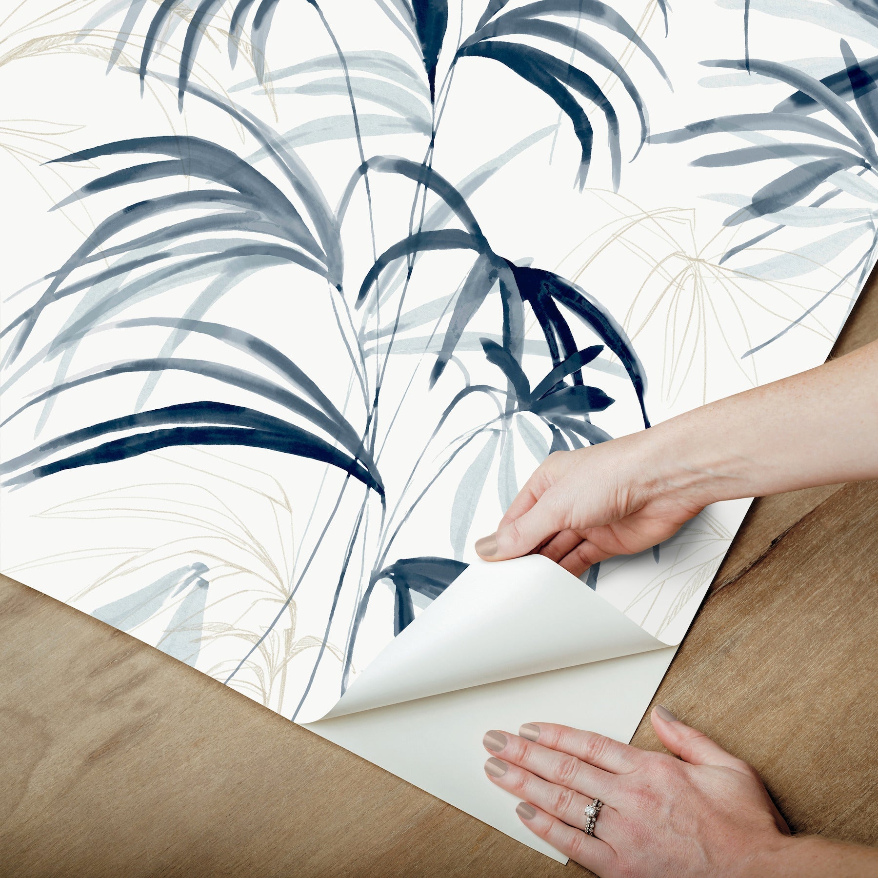 inky-palms-premium-peel-stick-wallpaper-blue-york-wallcoverings-psw1610rl