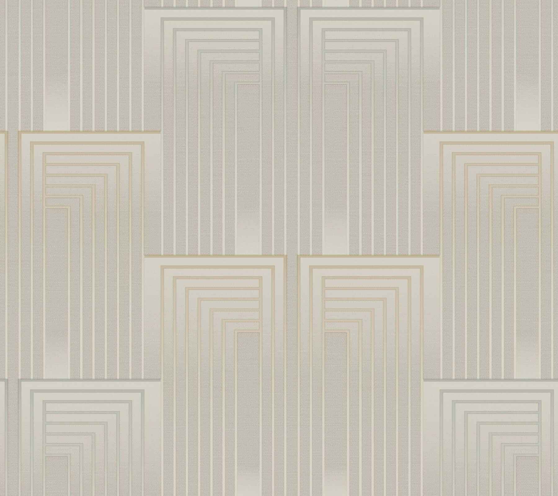 Vanishing Taupe & Pearl Peel & Stick Wallpaper - York Wallcoverings - PSW1606RL