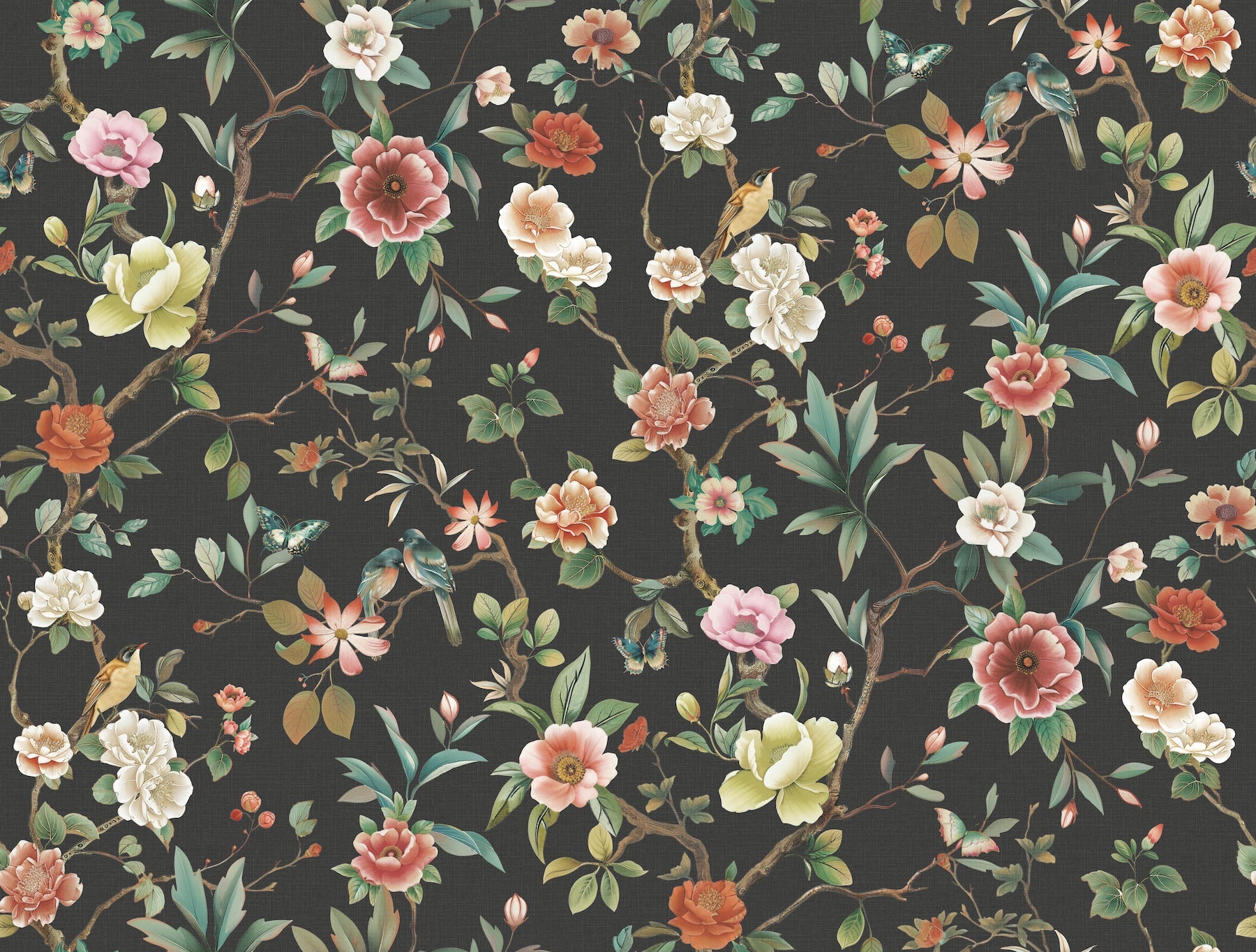 kimoras-garden-wallpaper-black-york-wallcoverings-za8038