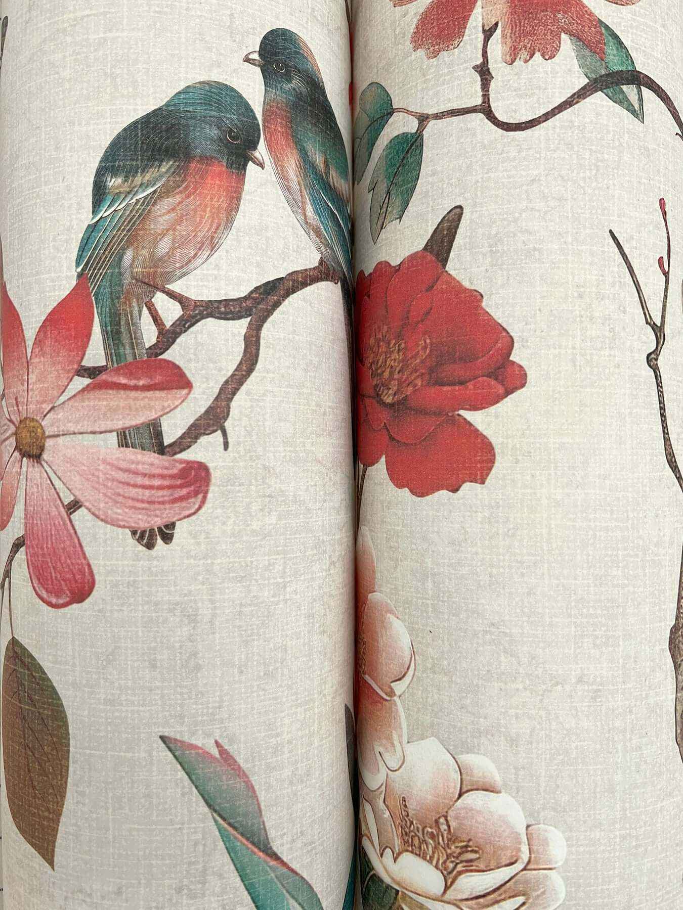 Kimora's Garden Ivory Wallpaper - York Wallcoverings - ZA8039 - York Wallcoverings Wallpaper