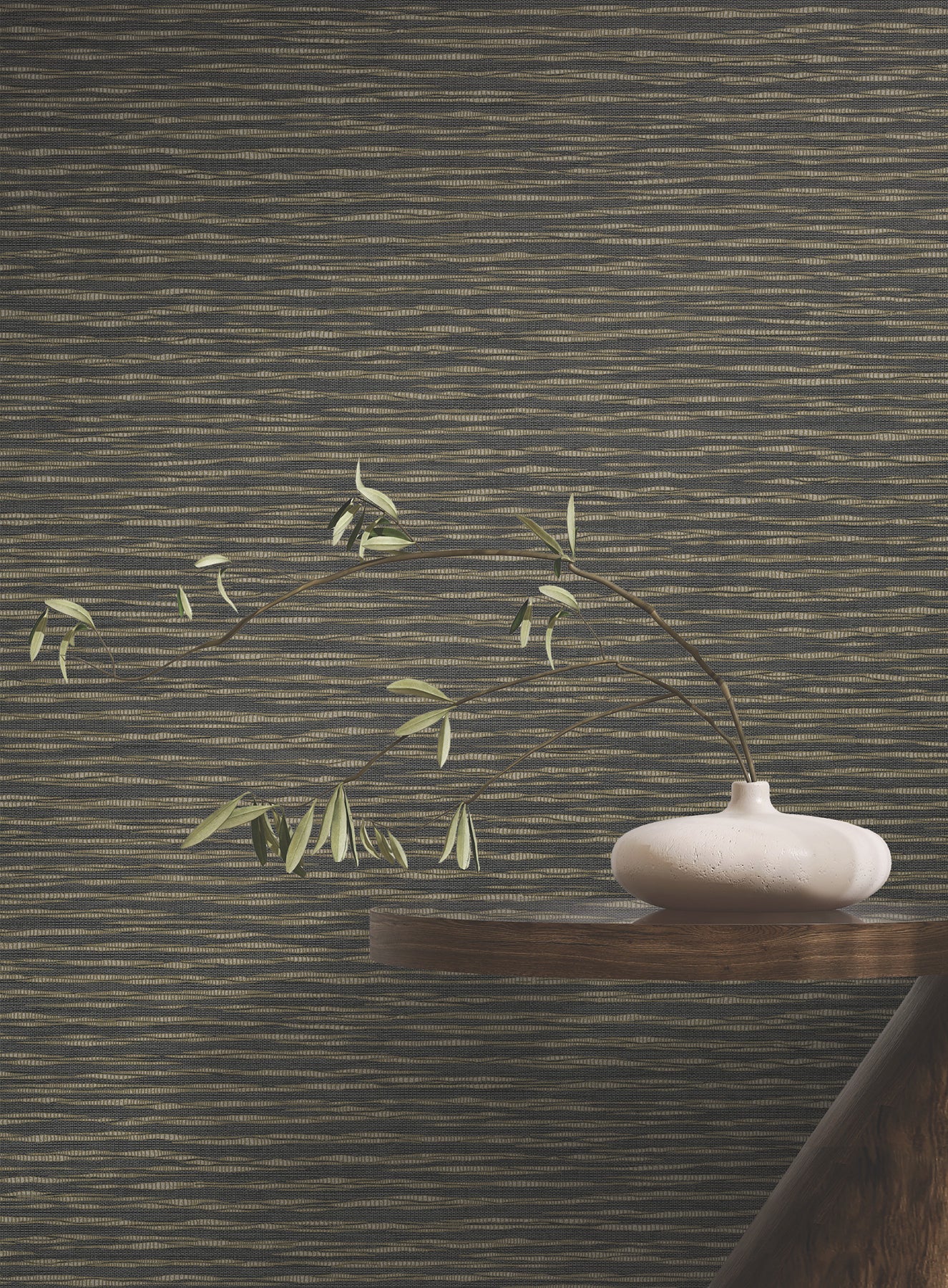 lotus-weave-wallpaper-charcoal-york-wallcoverings-za8041