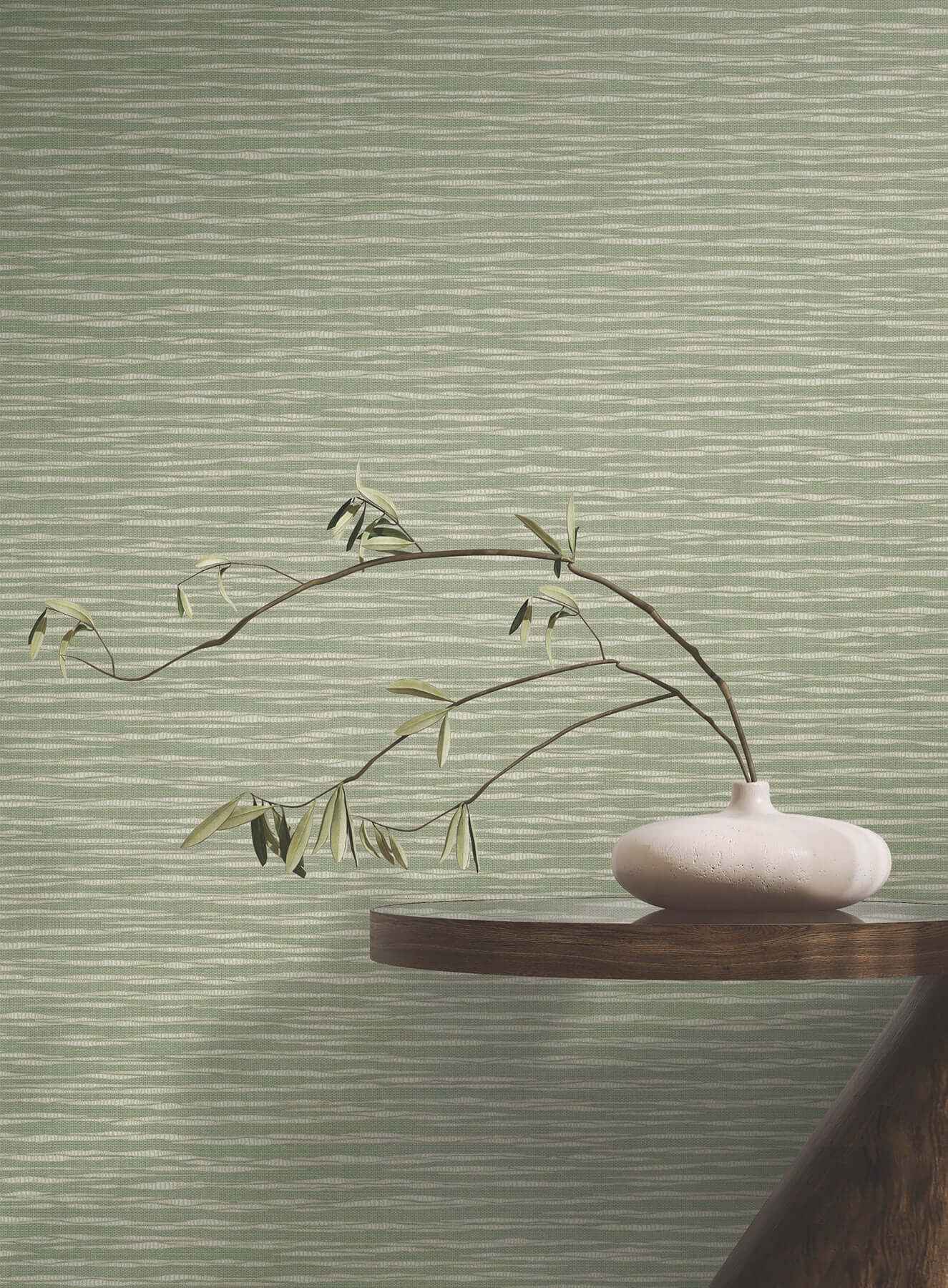 Lotus Weave Moss Wallpaper - York Wallcoverings - ZA8045 - York Wallcoverings Wallpaper