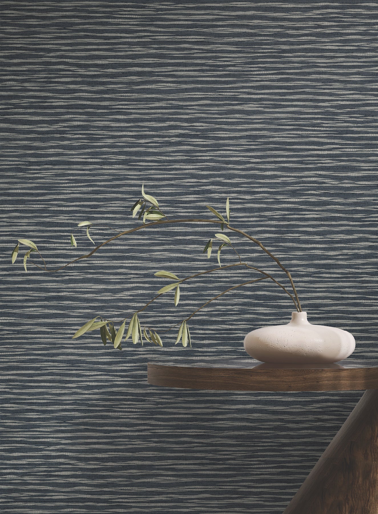 lotus-weave-wallpaper-navy-york-wallcoverings-za8042
