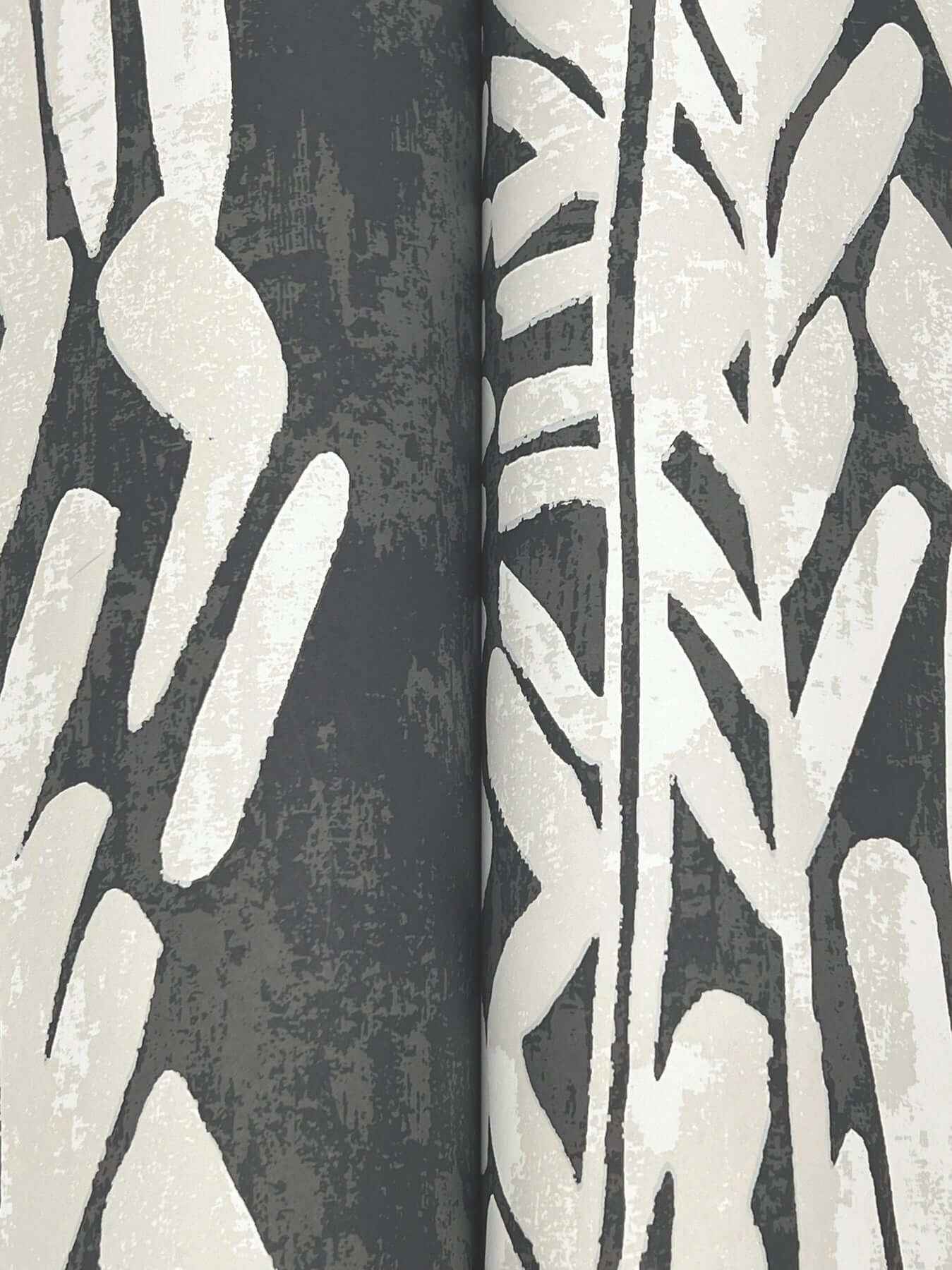 Timira Charcoal Wallpaper - York Wallcoverings - ZA8062 - York Wallcoverings Wallpaper