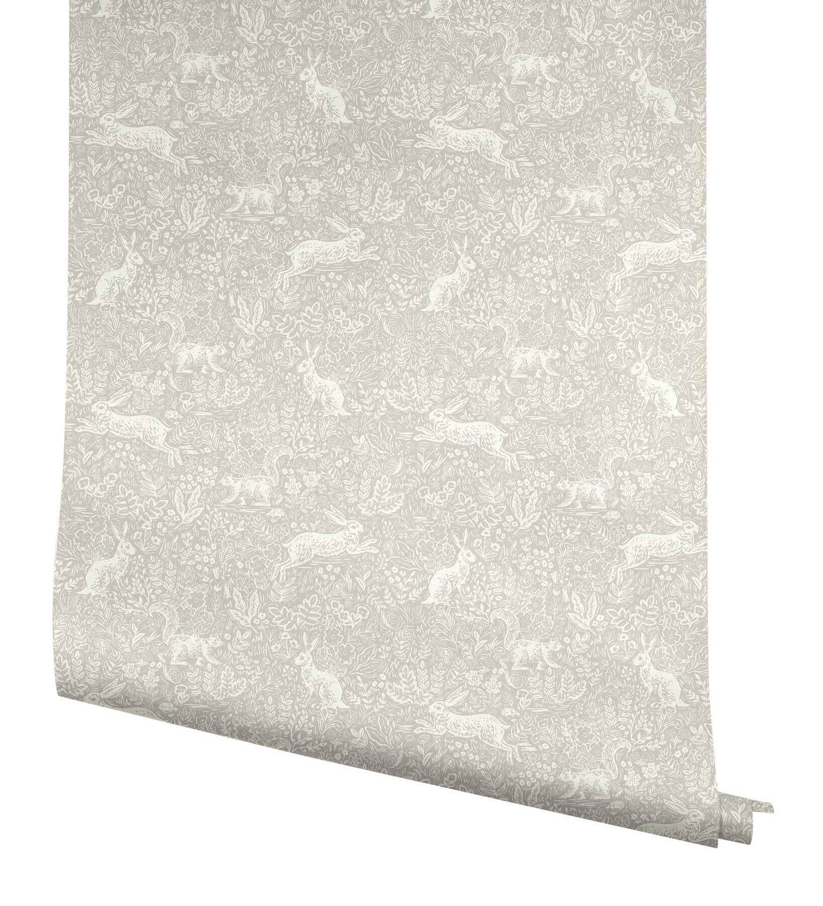 Fable Linen Peel & Stick Wallpaper - York Wallcoverings - PSW1627RL - York Wallcoverings Wallpaper