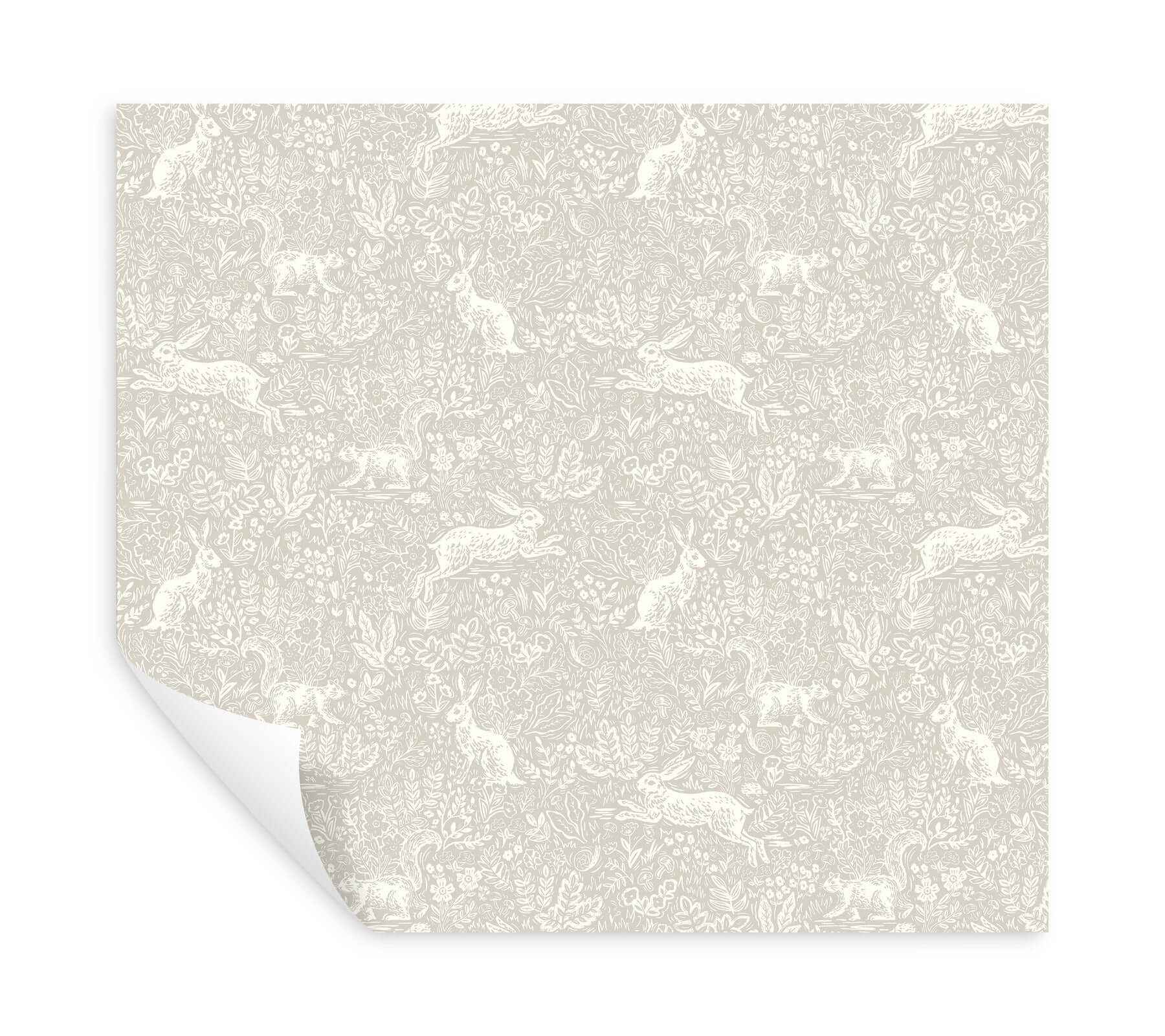 Fable Linen Peel & Stick Wallpaper - York Wallcoverings - PSW1627RL - York Wallcoverings Wallpaper