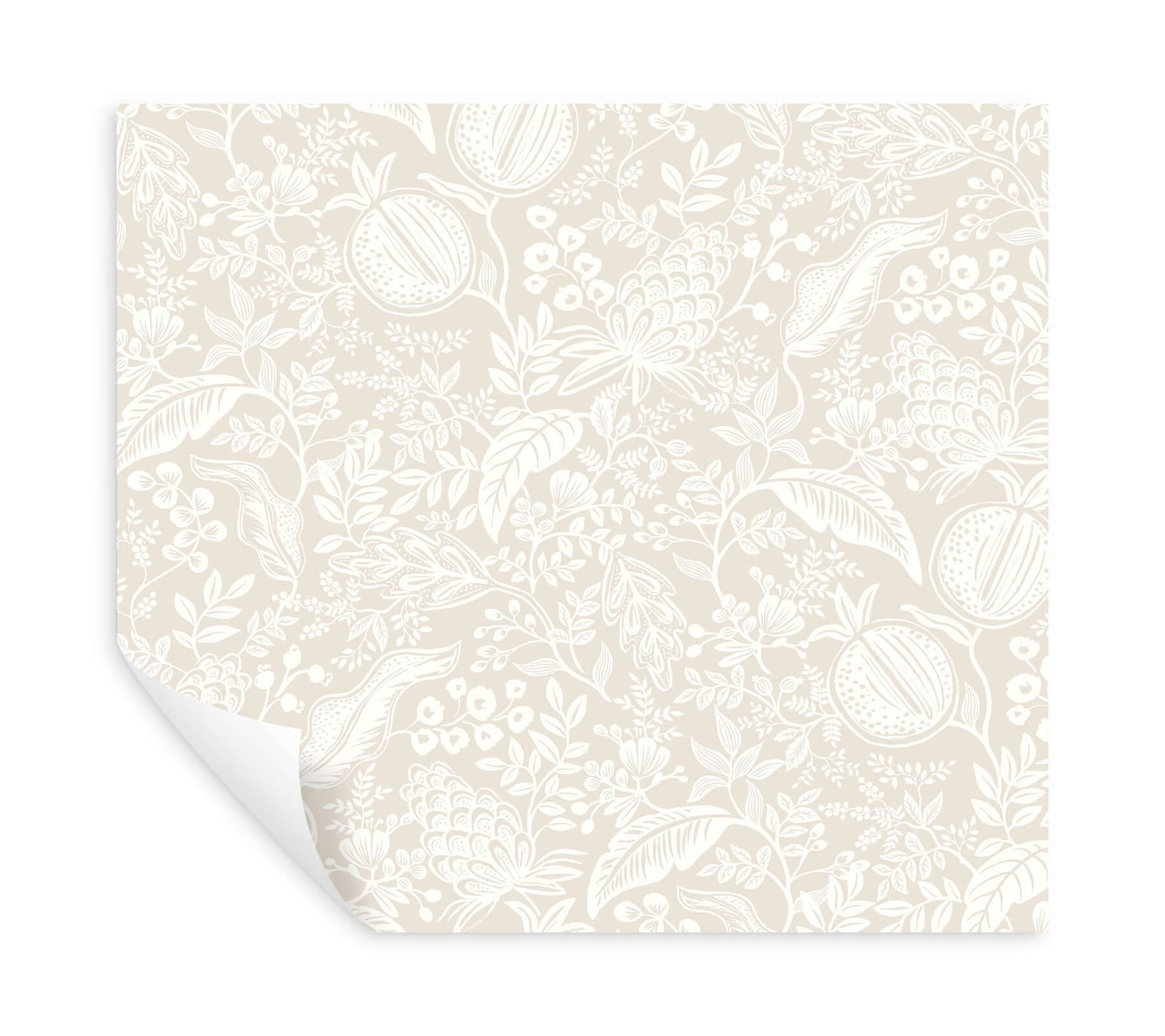 pomegranate-beige-white-peel-stick-wallpaper-york-wallcoverings-psw1629rl - York Wallcoverings Wallpaper