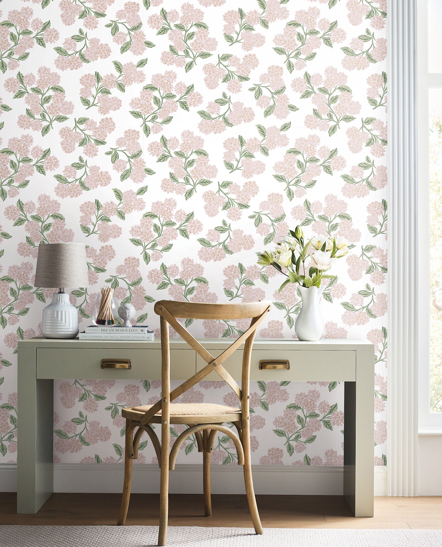 hydrangea-wallpaper-pink-white-york-wallcoverings-psw1620rl