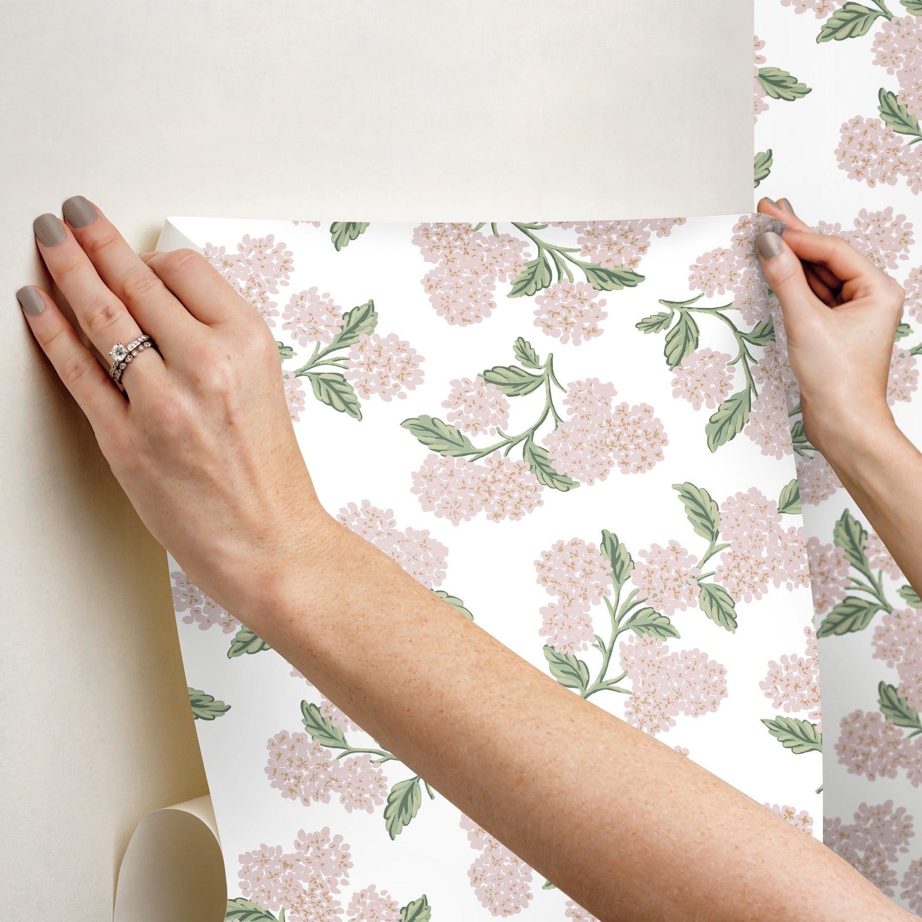 hydrangea-wallpaper-pink-white-york-wallcoverings-psw1620rl