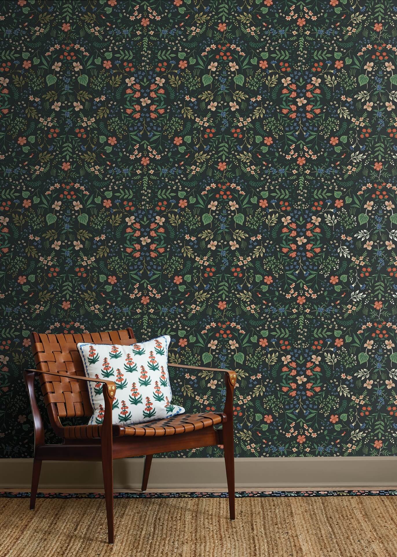 wildwood-black-peel-stick-wallpaper-york-wallcoverings-psw1623rl - York Wallcoverings Wallpaper