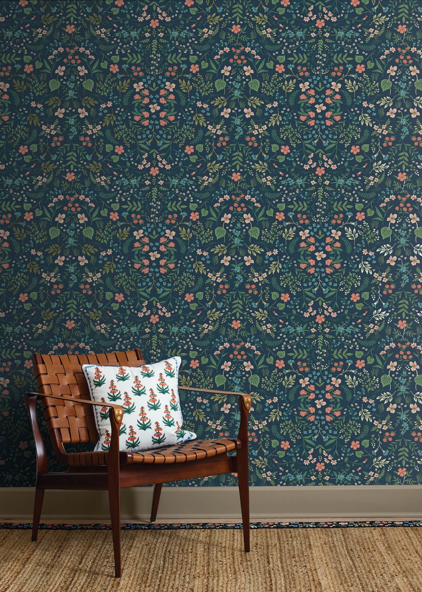 wildwood-navy-peel-stick-wallpaper-york-wallcoverings-psw1622rl - York Wallcoverings Wallpaper
