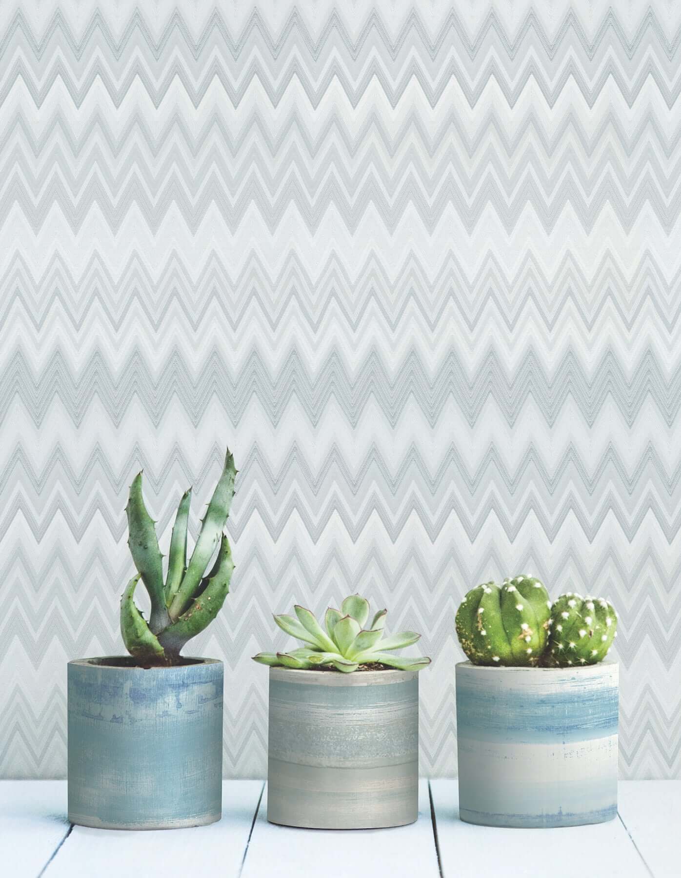 zig-zag-white-peel-stick-wallpaper-york-wallcoverings-psw1640rl - York Wallcoverings Wallpaper