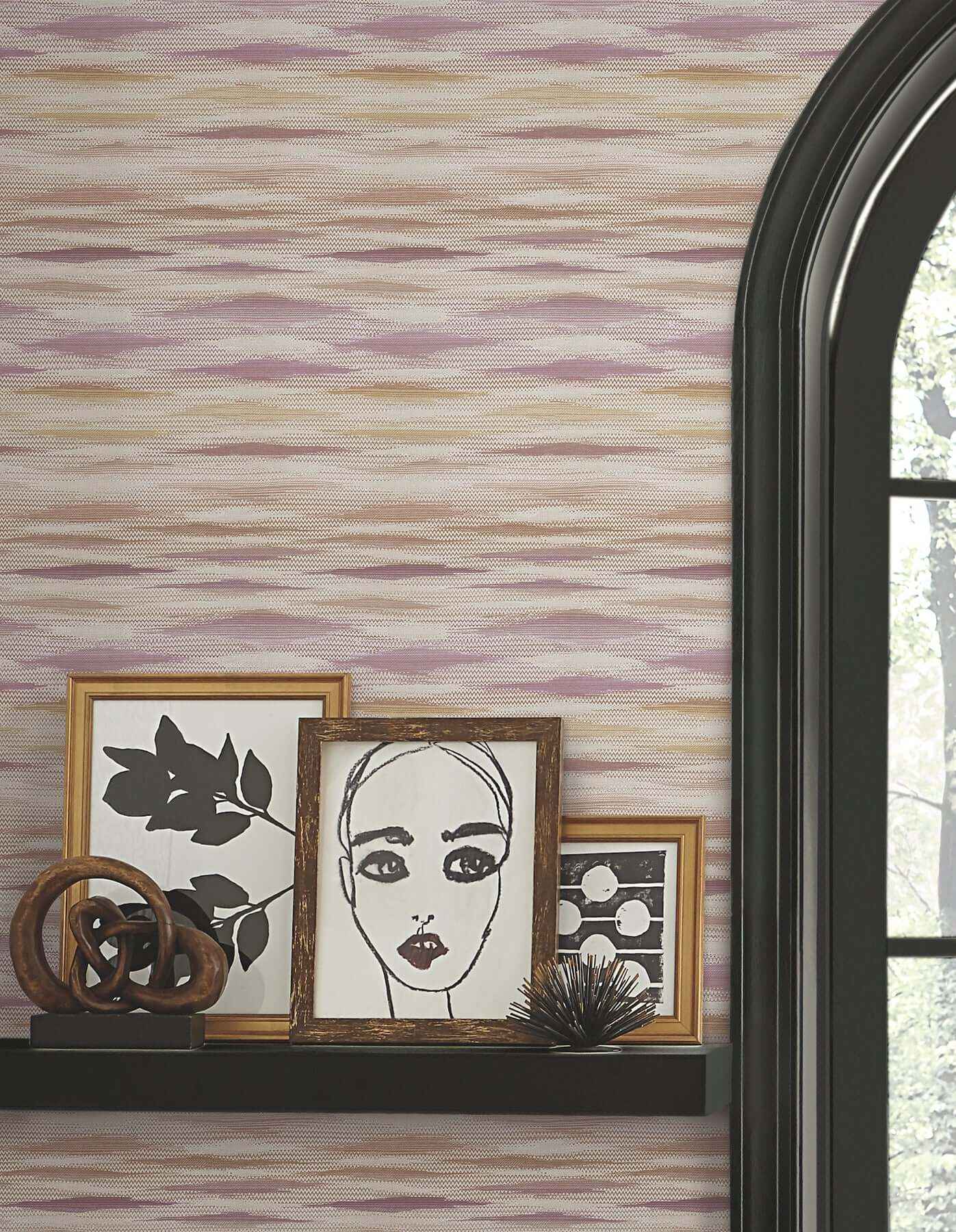 Fireworks Mauve Peel & Stick Wallpaper - York Wallcoverings - PSW1648RL - York Wallcoverings Wallpaper