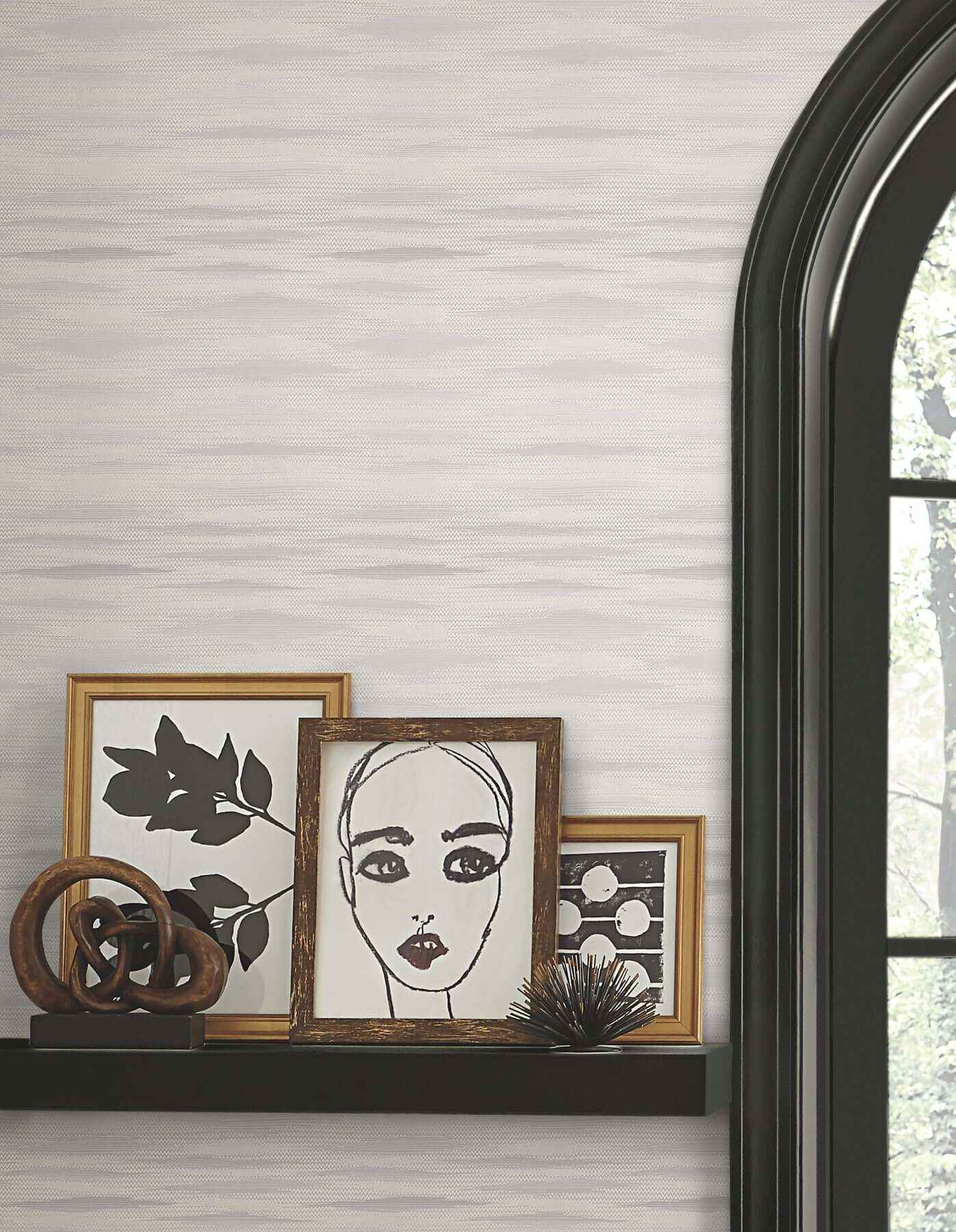 Fireworks Warm Grey Peel & Stick Wallpaper - York Wallcoverings - PSW1647RL - York Wallcoverings Wallpaper