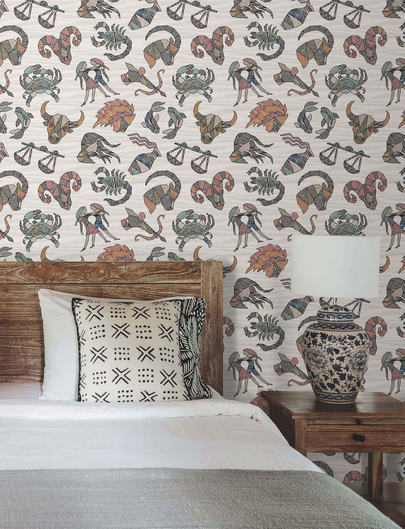 Constellations Multicolor Peel & Stick Wallpaper - York Wallcoverings - PSW1644RL - York Wallcoverings Wallpaper