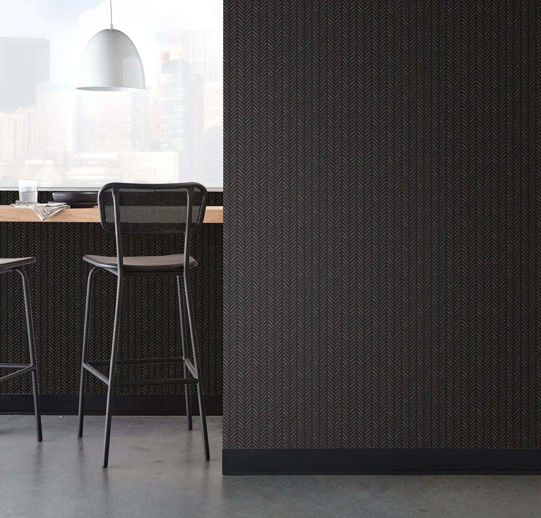 Stroll Midnight Wallpaper - York Wallcoverings - MJ4814 - York Wallcoverings Wallpaper