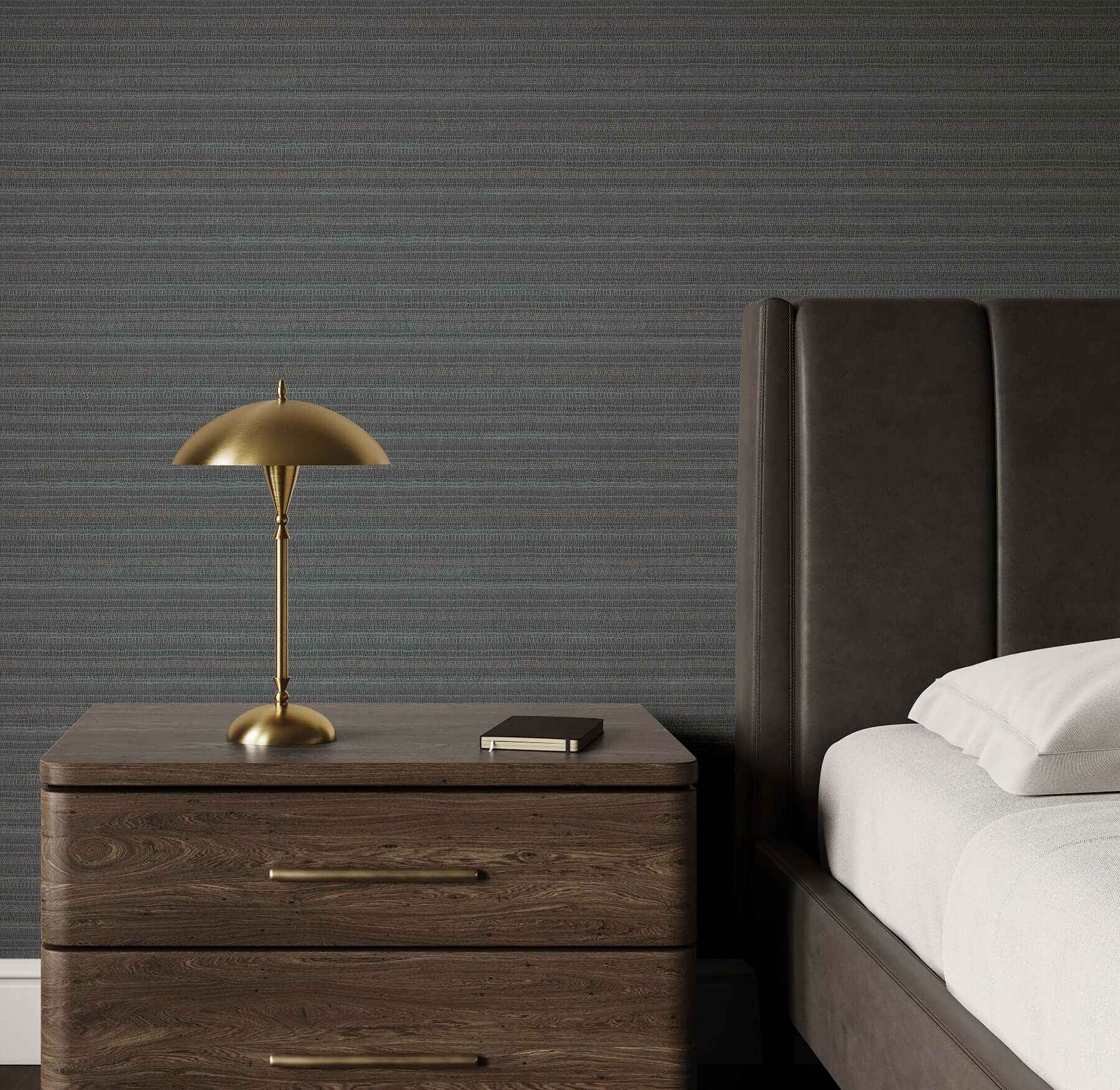 In The Details Charcoal Wallpaper - York Wallcoverings - MJ4875N - York Wallcoverings Wallpaper