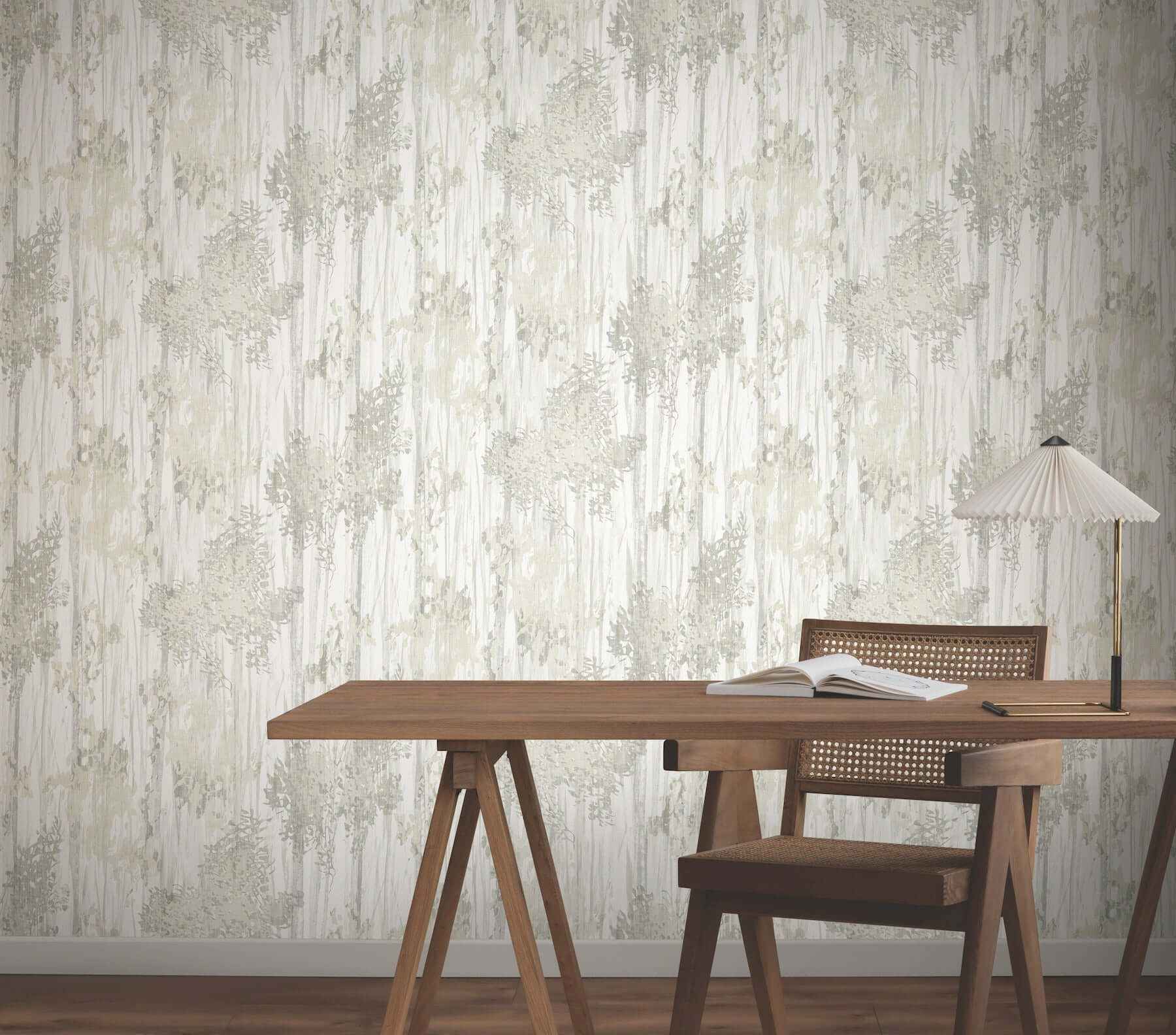 Aspen Grove Grey Wallpaper - York Wallcoverings - GN2603