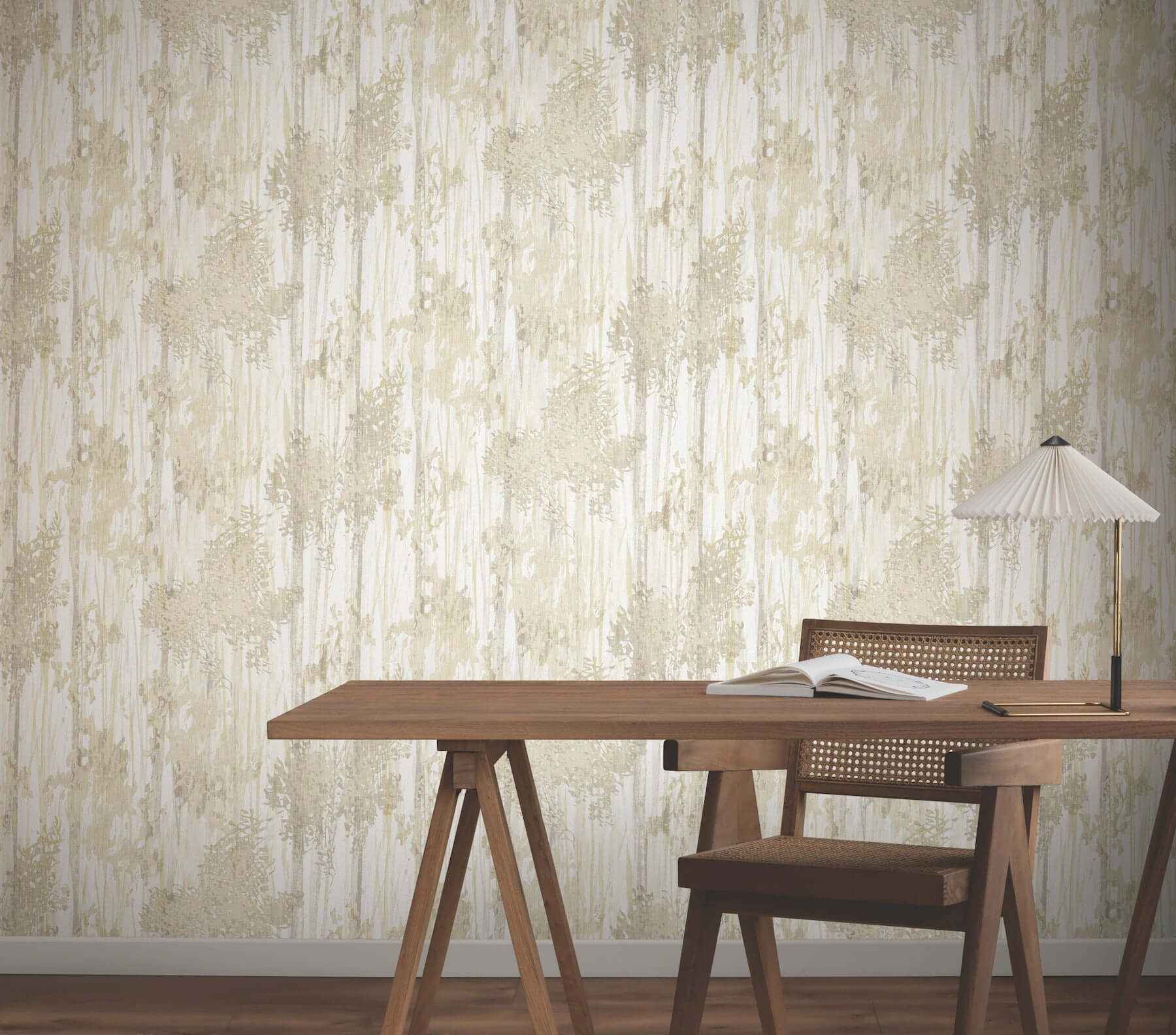 Aspen Grove Sand Wallpaper - York Wallcoverings - GN2604